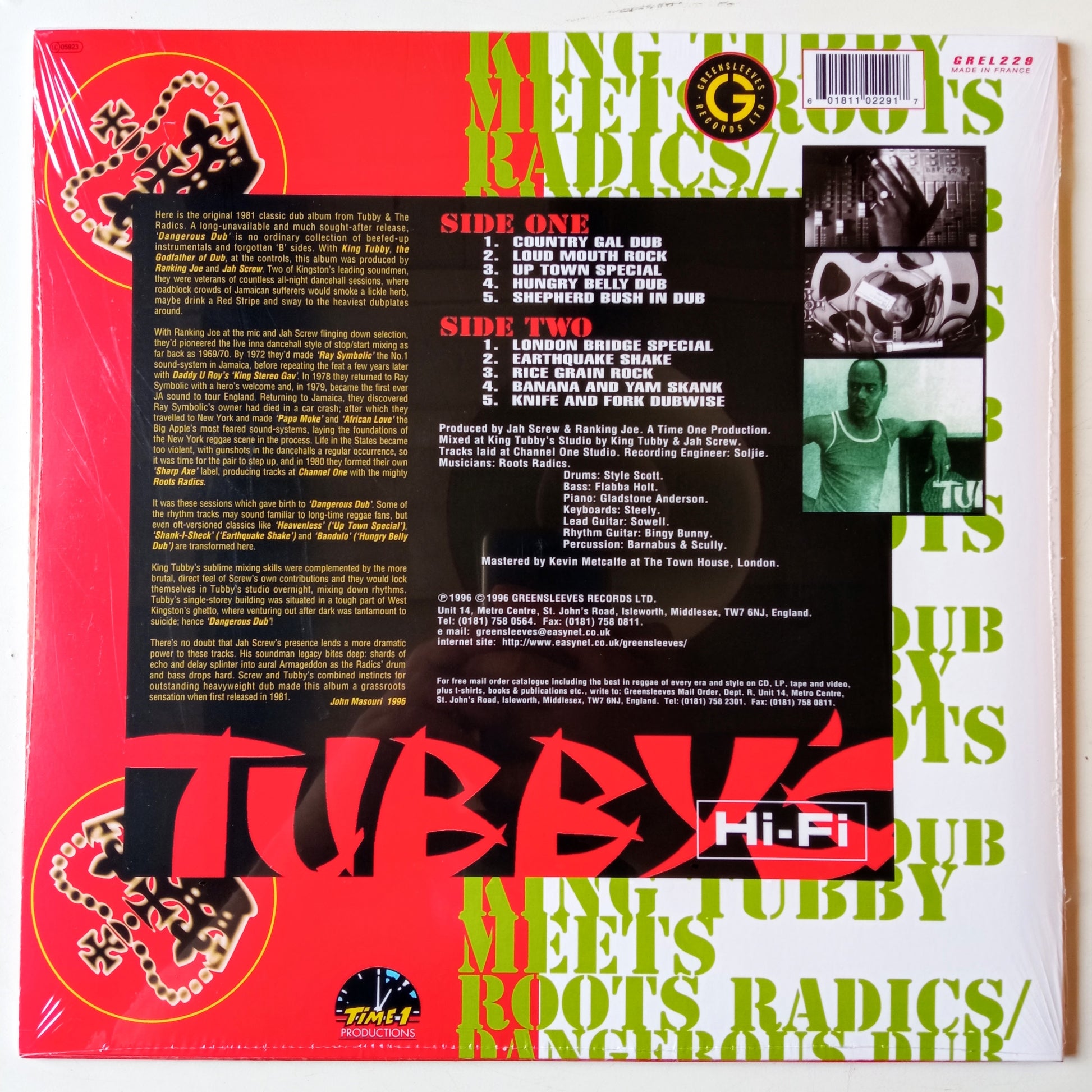King Tubby Meets Roots Radics – Dangerous Dub b