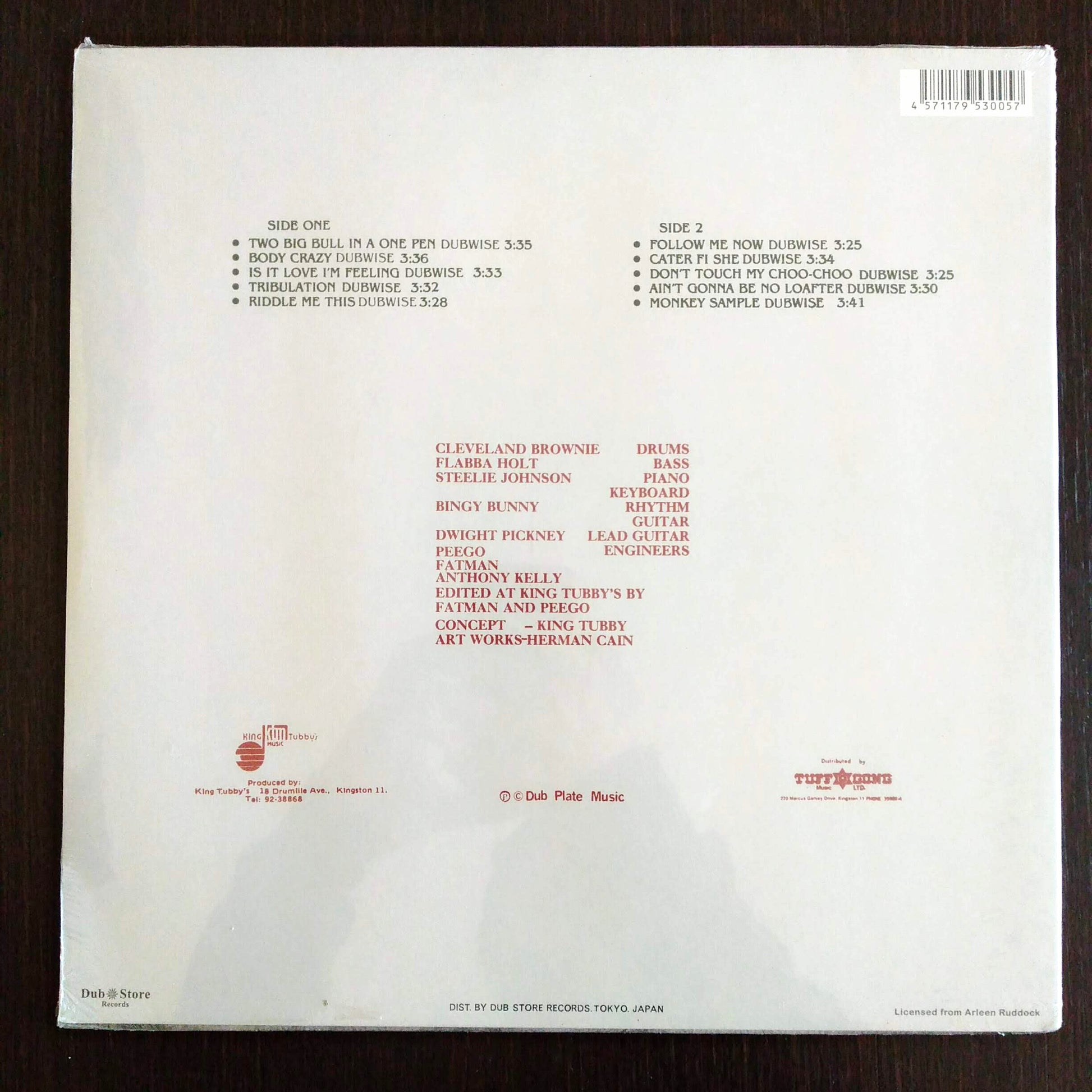 King Tubby’s - Two Big Bull In A One Pen Dubwise b