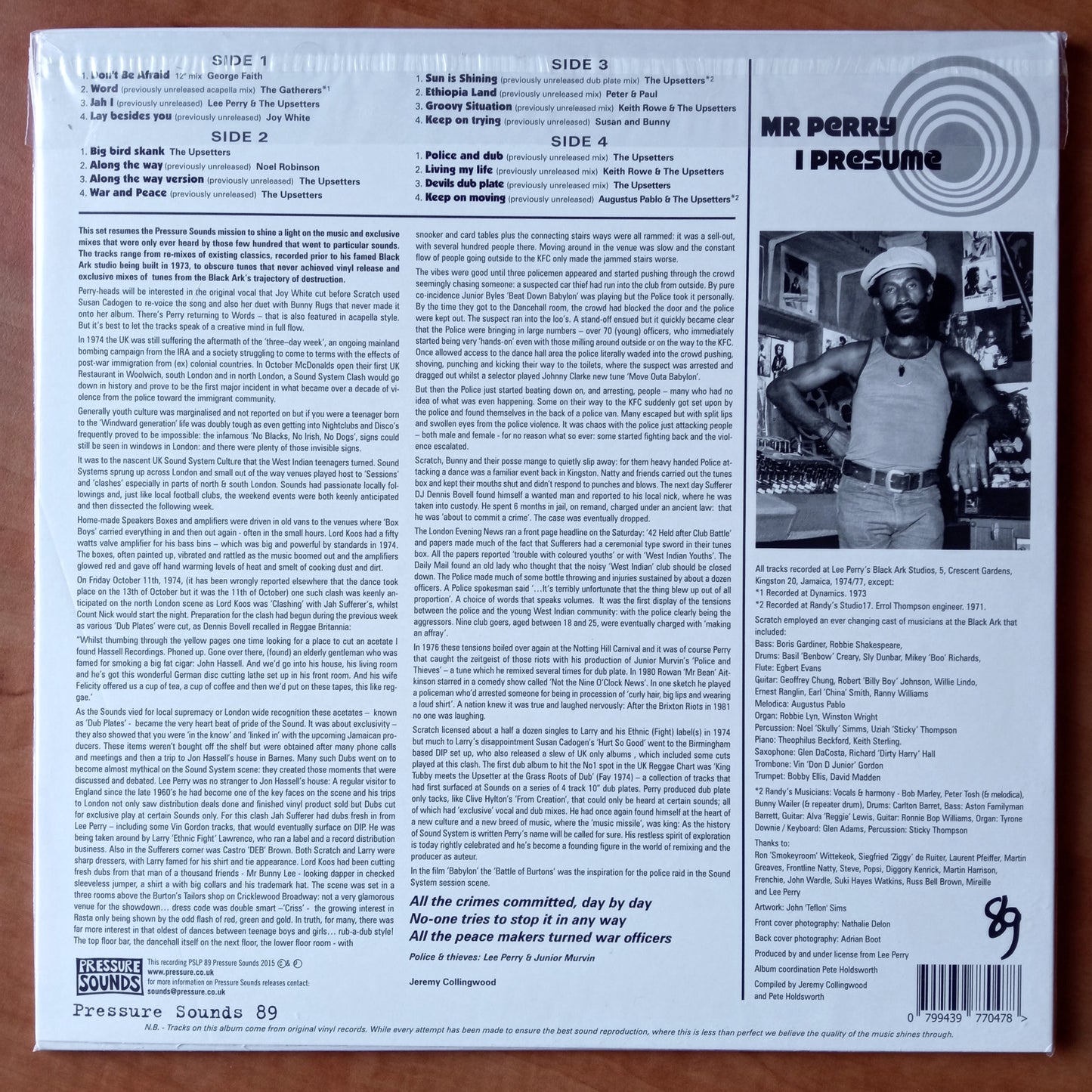 Lee Perry As The Upsetter – Mr Perry I Presume b
