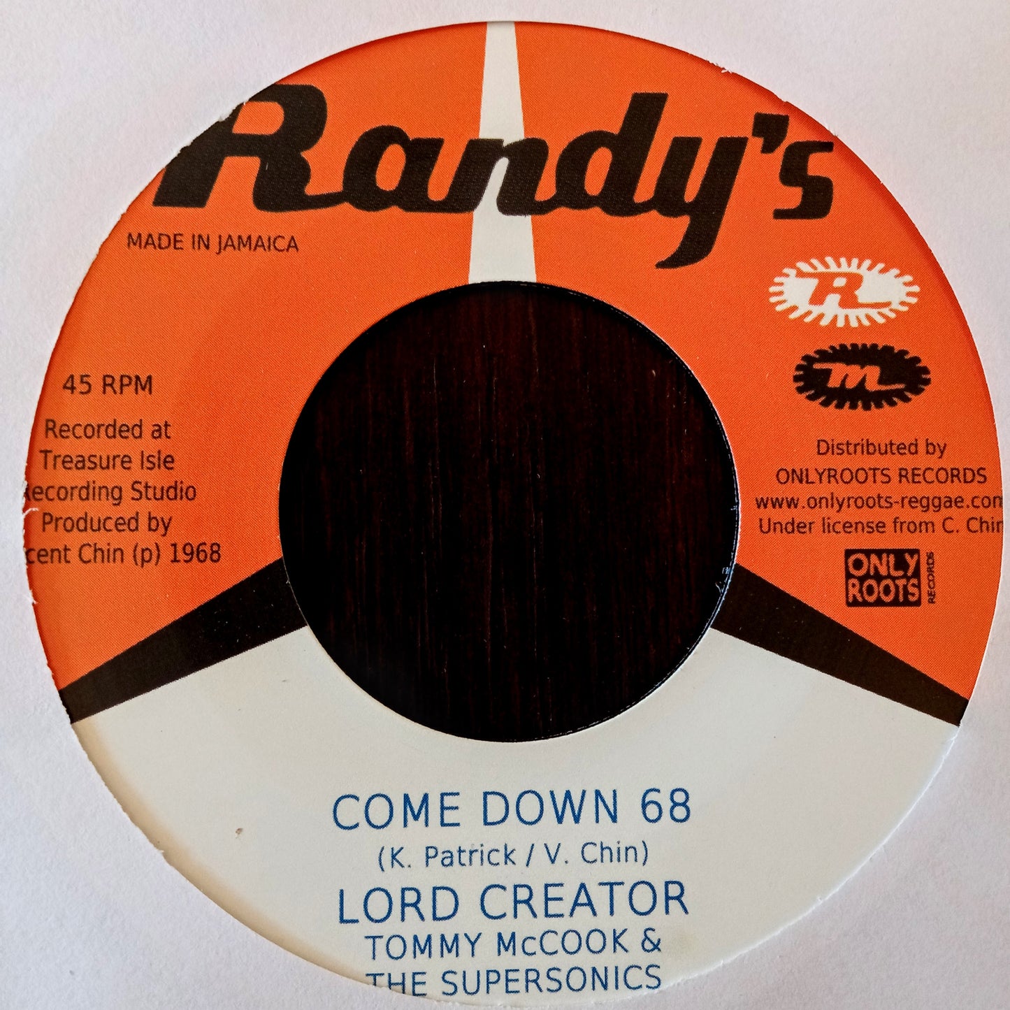 Lord Creator Tommy McCook - Such Is Life / Come Down 68 b