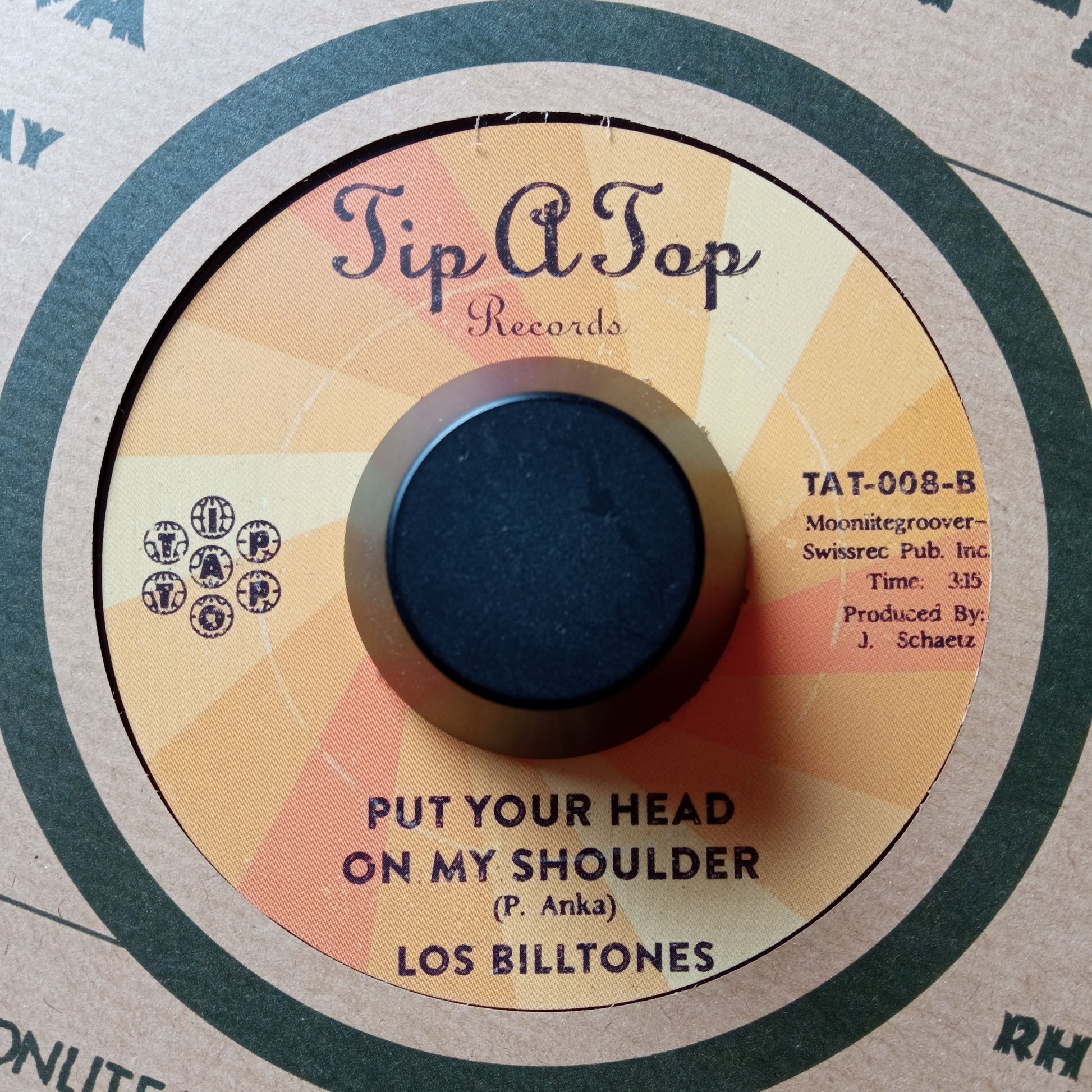 Los Billtones – Back In Time / Put Your Head On My Shoulder b