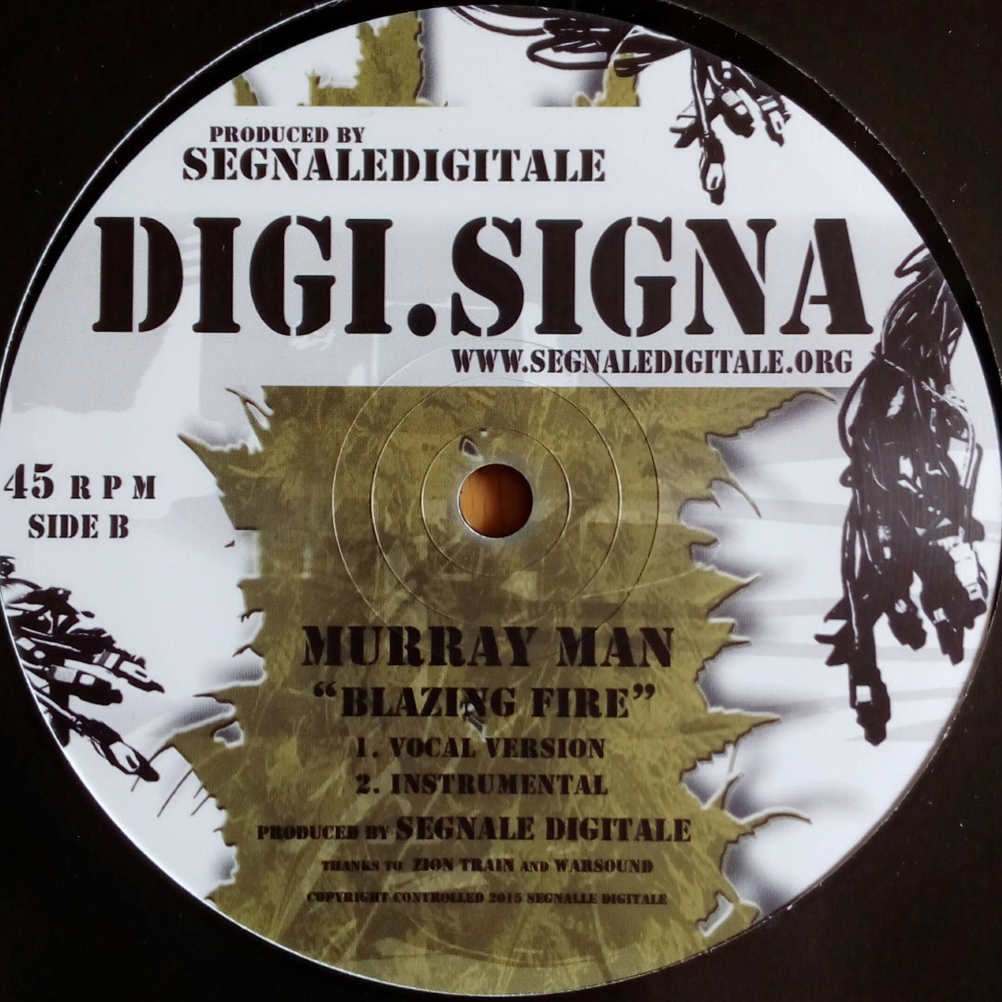Murray Man // Zion Train - Blazing Fire b
