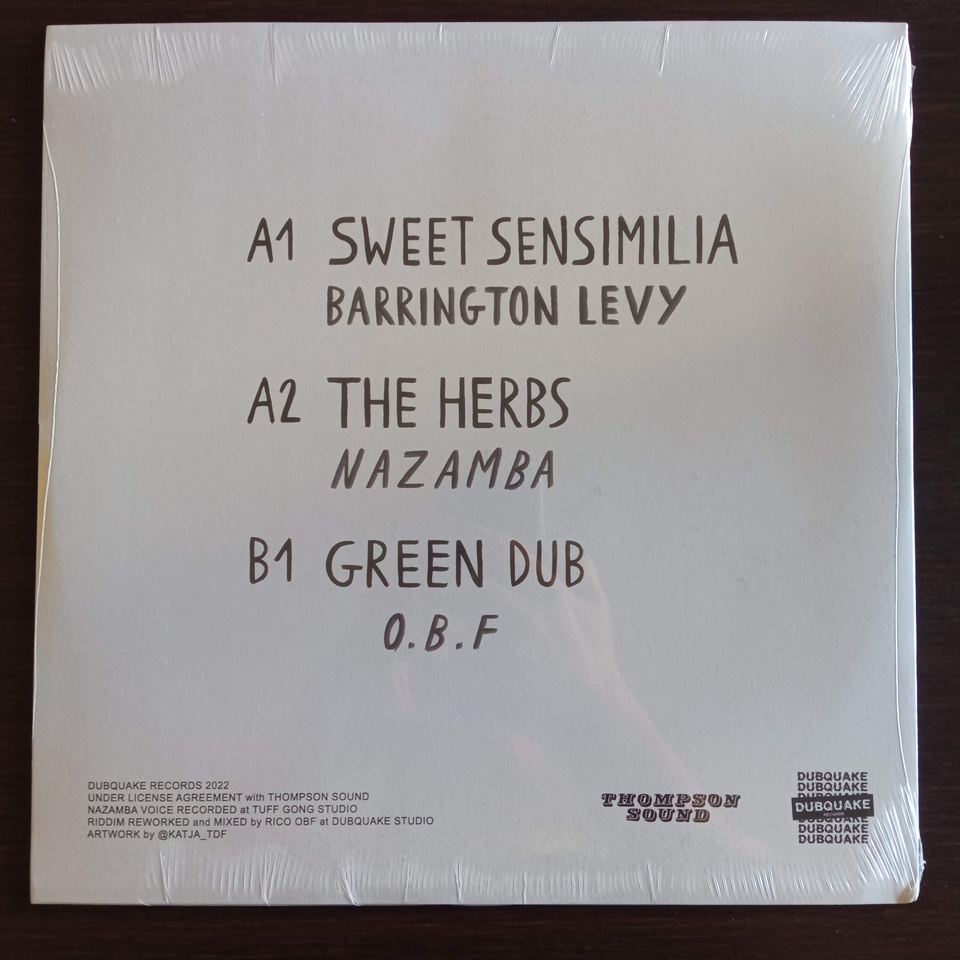 O.B.F. - Barrington Levy - Nazamba – Sweet Sensimilia b