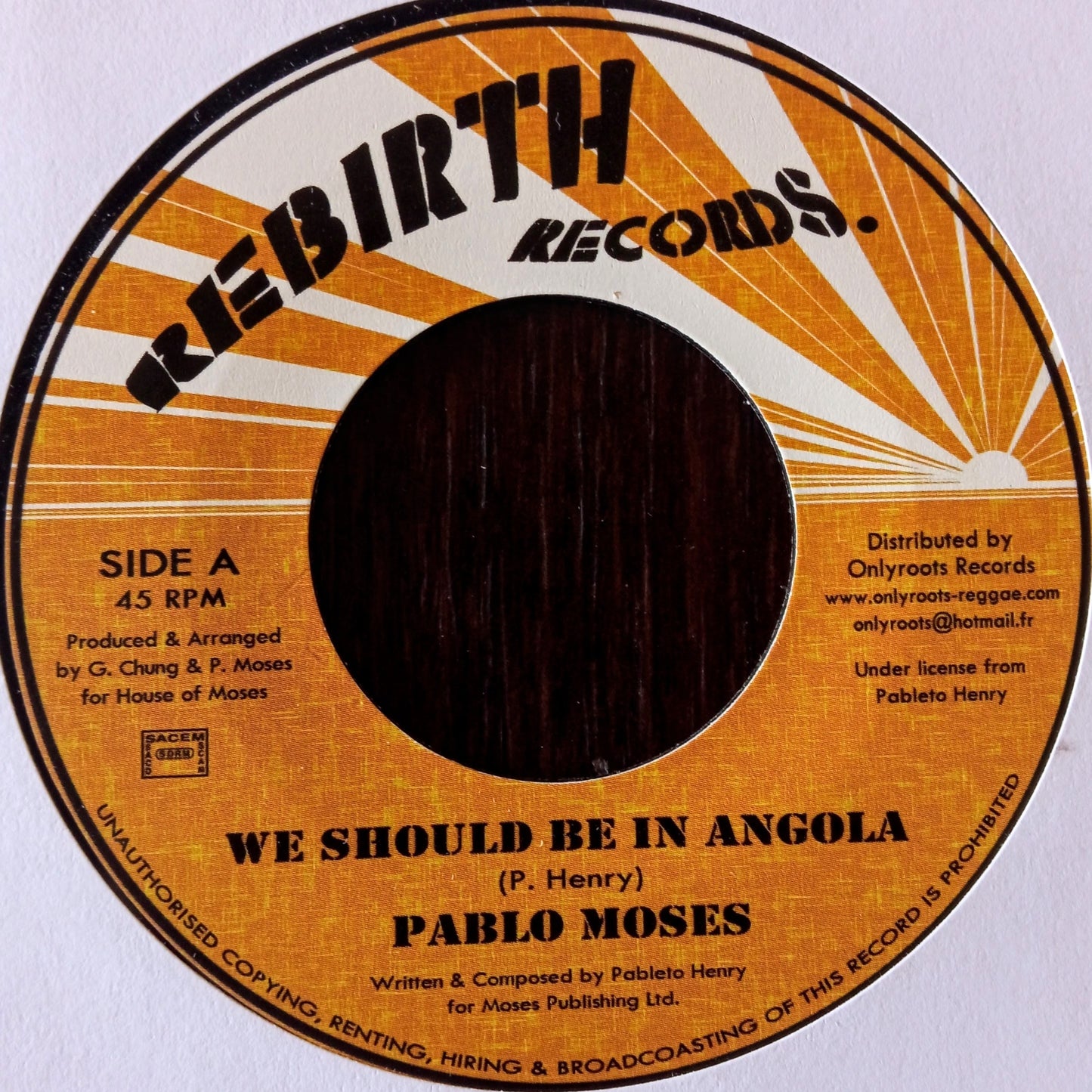 Pablo Moses – We Should Be In Angola