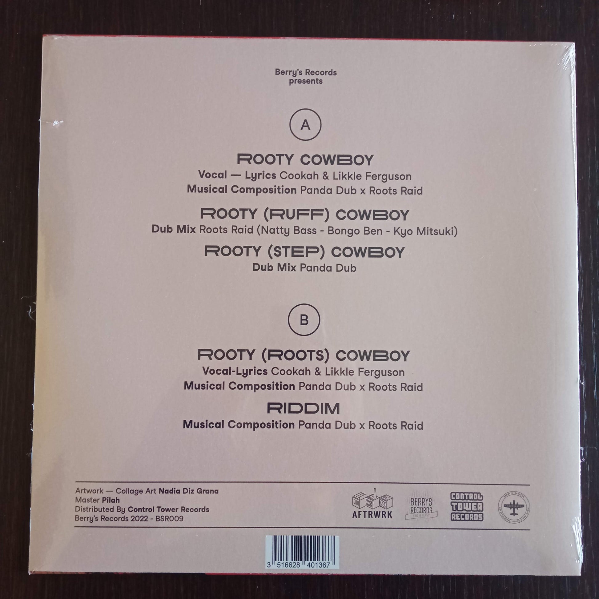 Panda Dub + Roots Raid feat. Cookah + Likkle Ferguson - Rooty Cowboy b