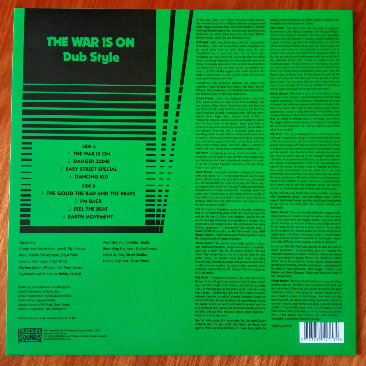 Phill Pratt / Bobby Kalphat – The War Is On Dub Style b