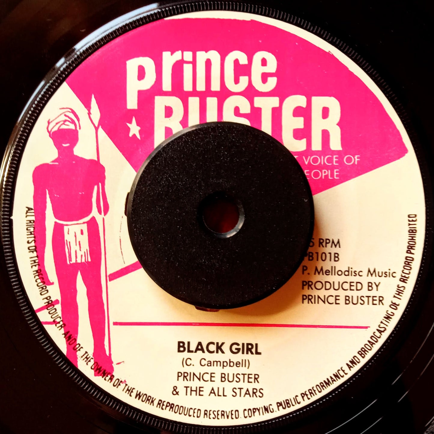 Prince Buster Shaking Up Orange Street / Black Girl b