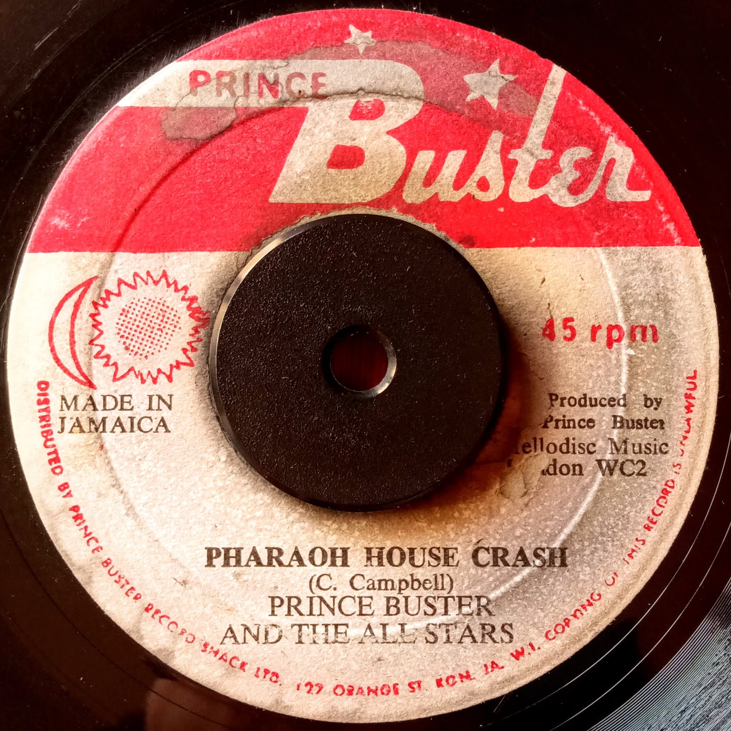 Prince Buster Ten Commandments / Pharaoh House Crash b