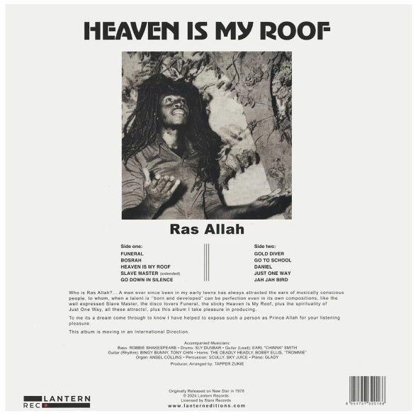 Ras Allah – Heaven Is My Roof b