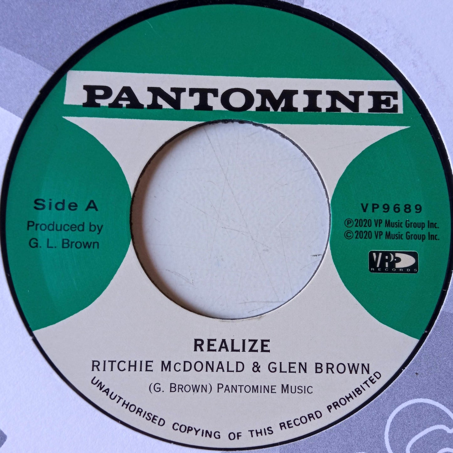 Richard McDonald + Glen Brown - Realize / Determination Skank b