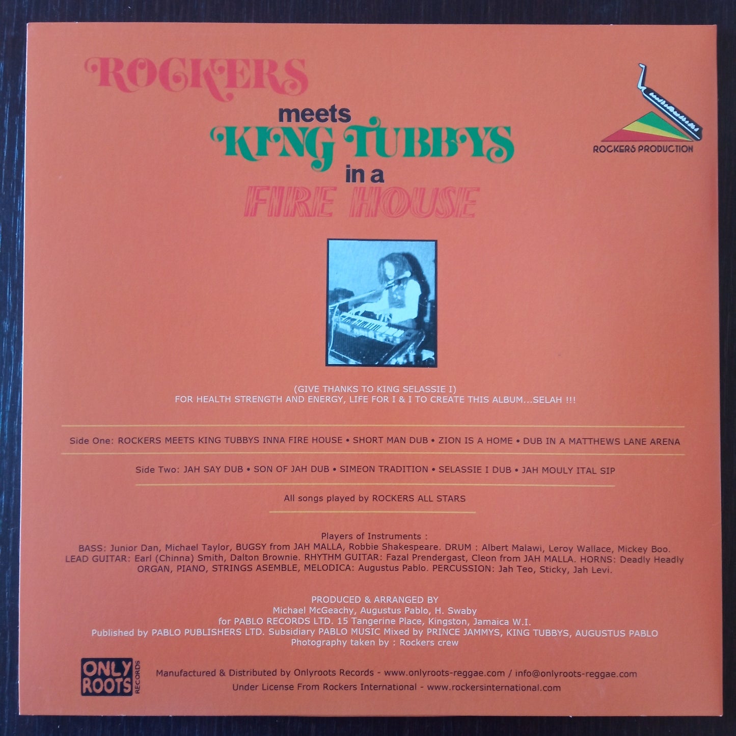 Rockers Meets King Tubbys In A Fire House b
