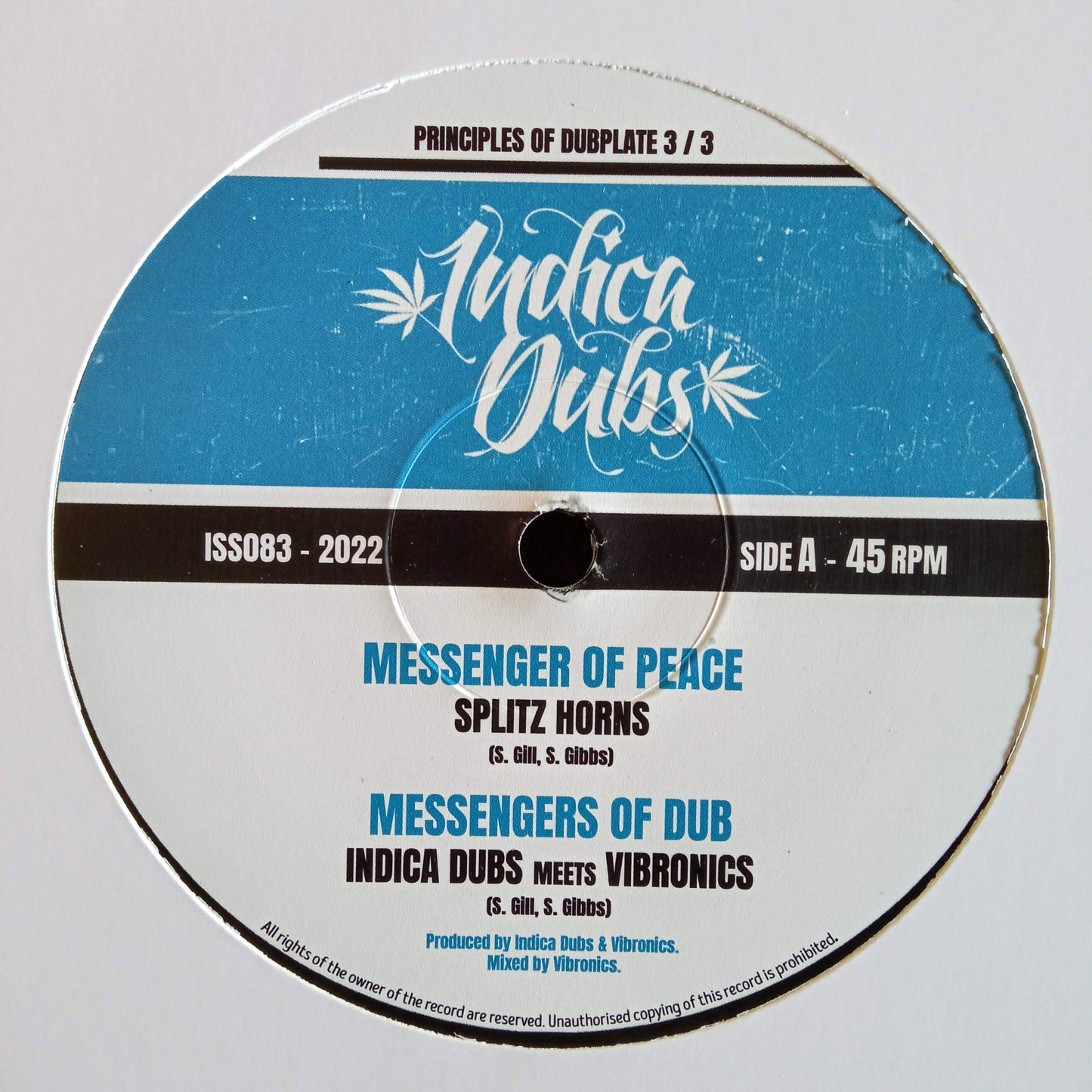 Splitz Horns, Indica Dubs, Vibronics - Messenger Of Peace