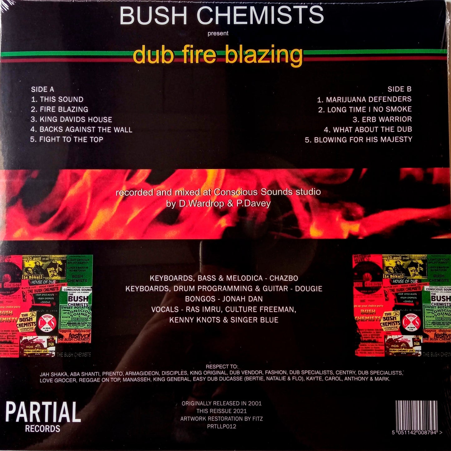 The Bush Chemists – Dub Fire Blazing b