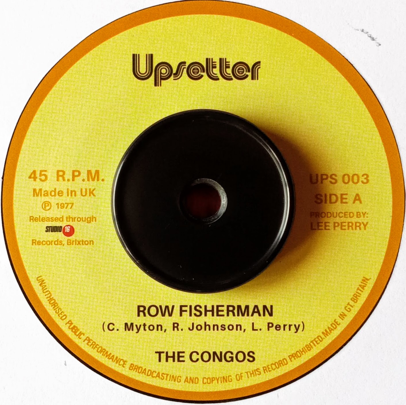 The Congos – Row Fisherman