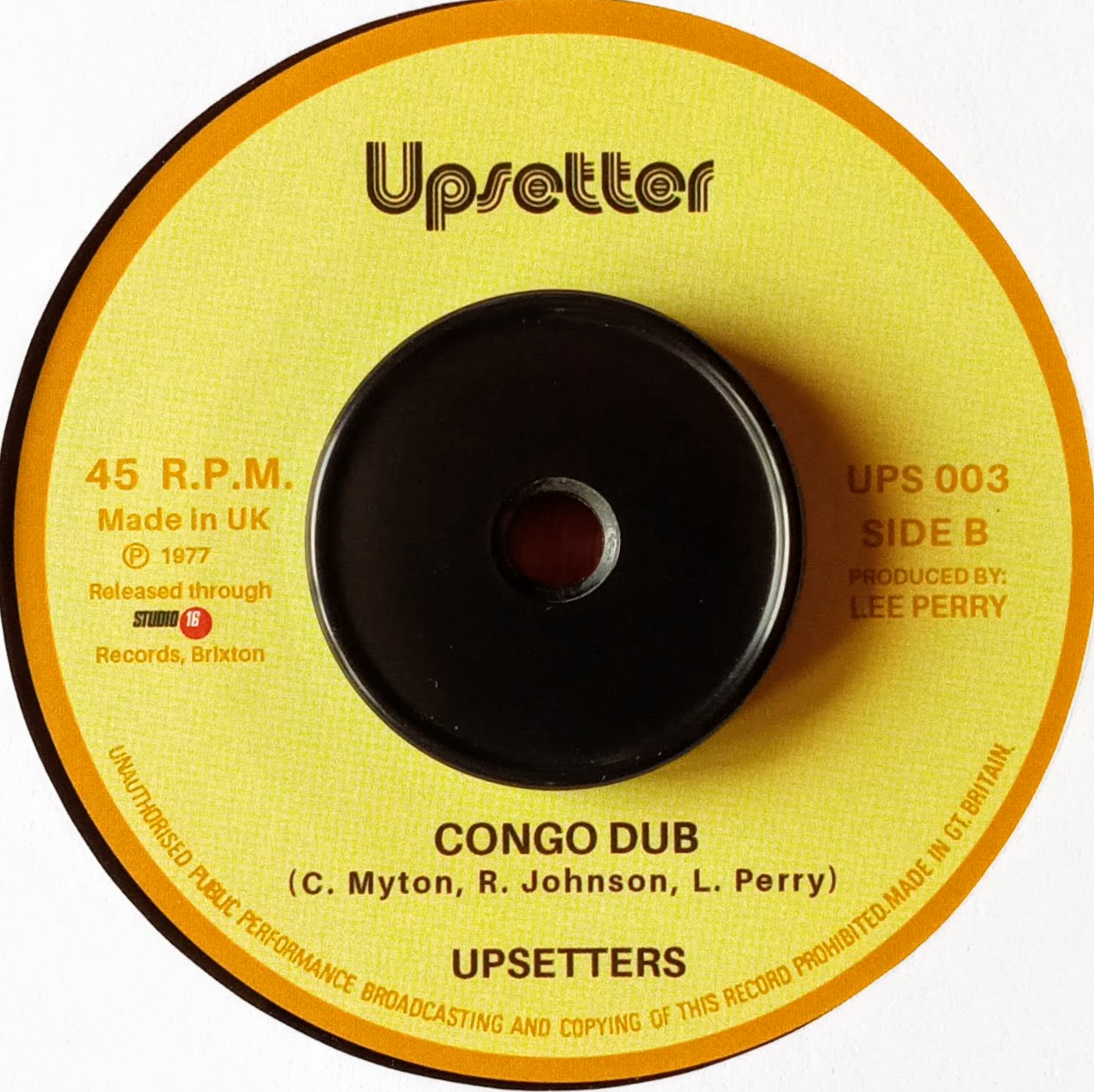 The Congos – Row Fisherman B