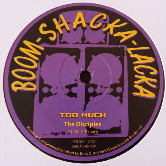 The Disciples - Too Much / Oblivion