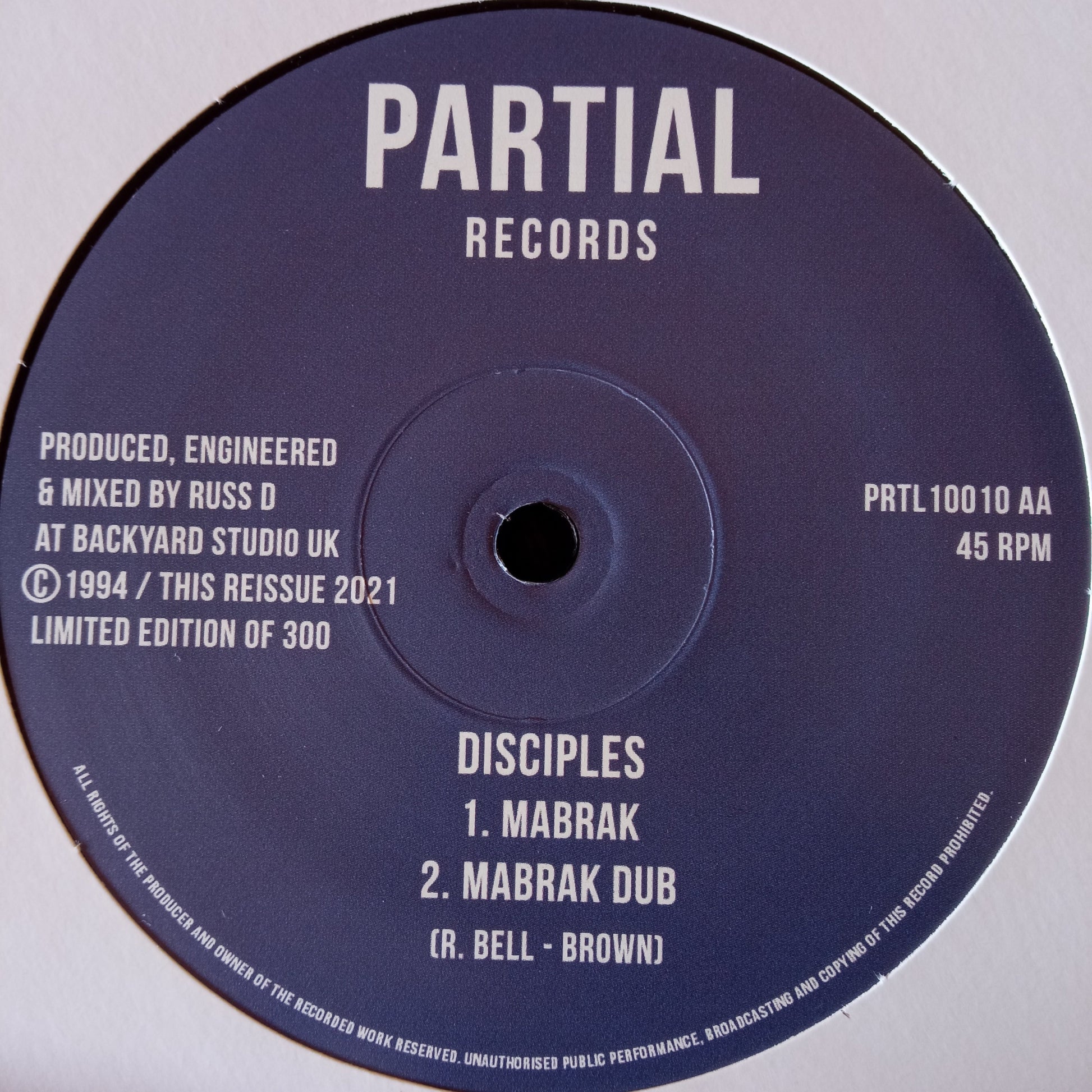 The Disciples – Abyssinia / Mabrak-b