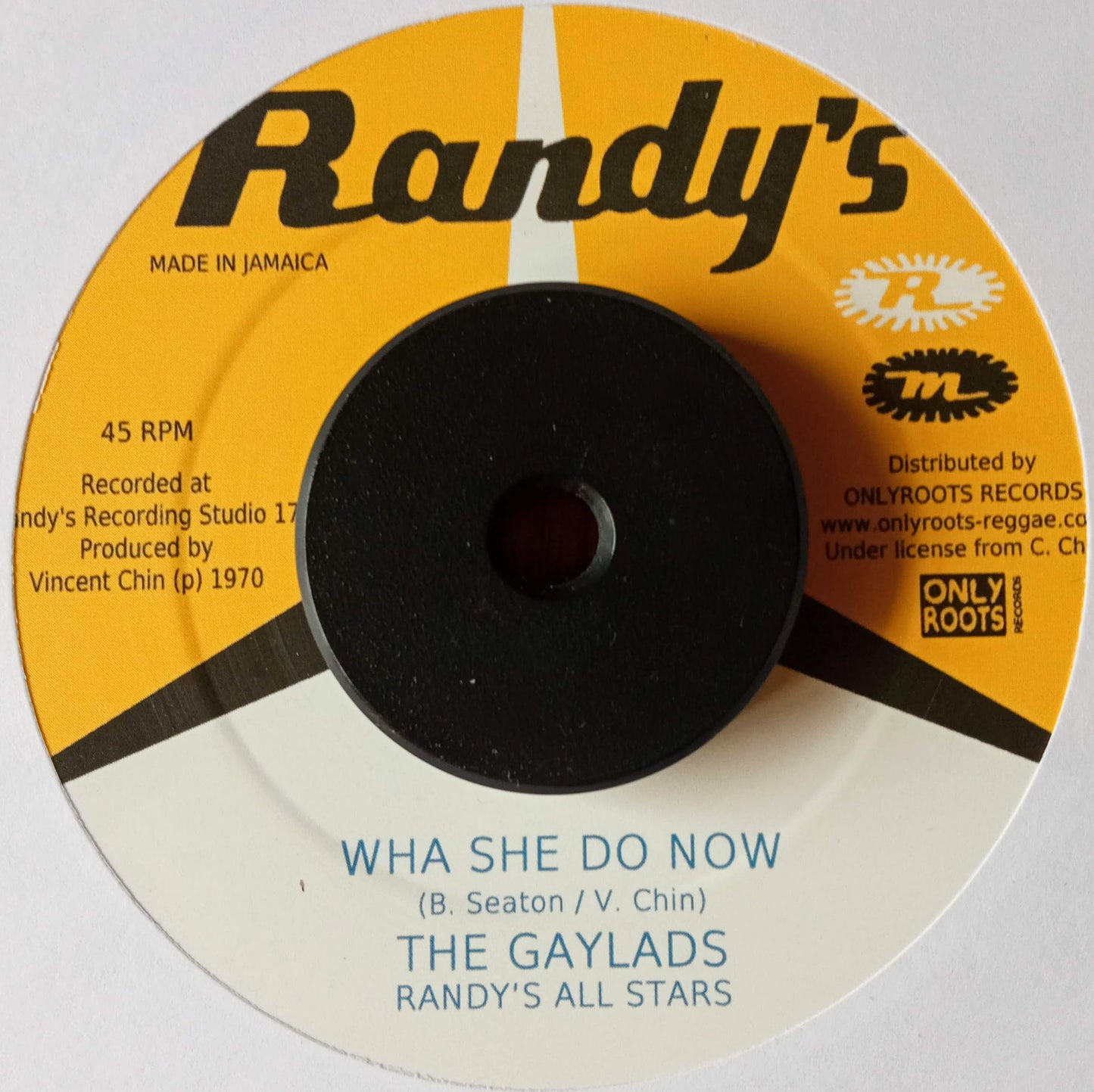 The Gaylads / Randy's All Stars – Wha She Do Now / I Love The Reggae b