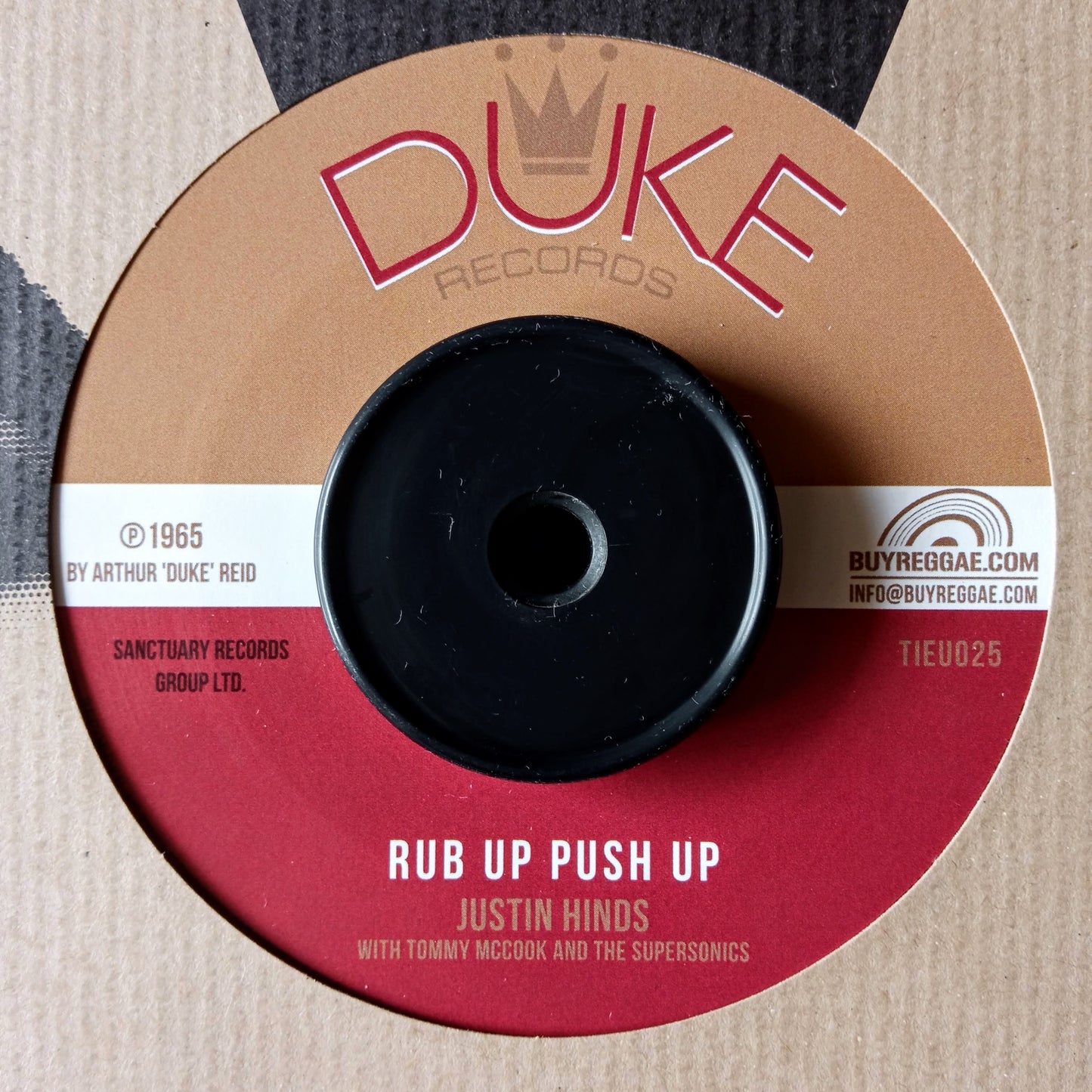 The Gladiators / Justin Hinds – Live Wire Rub Up Push Up b