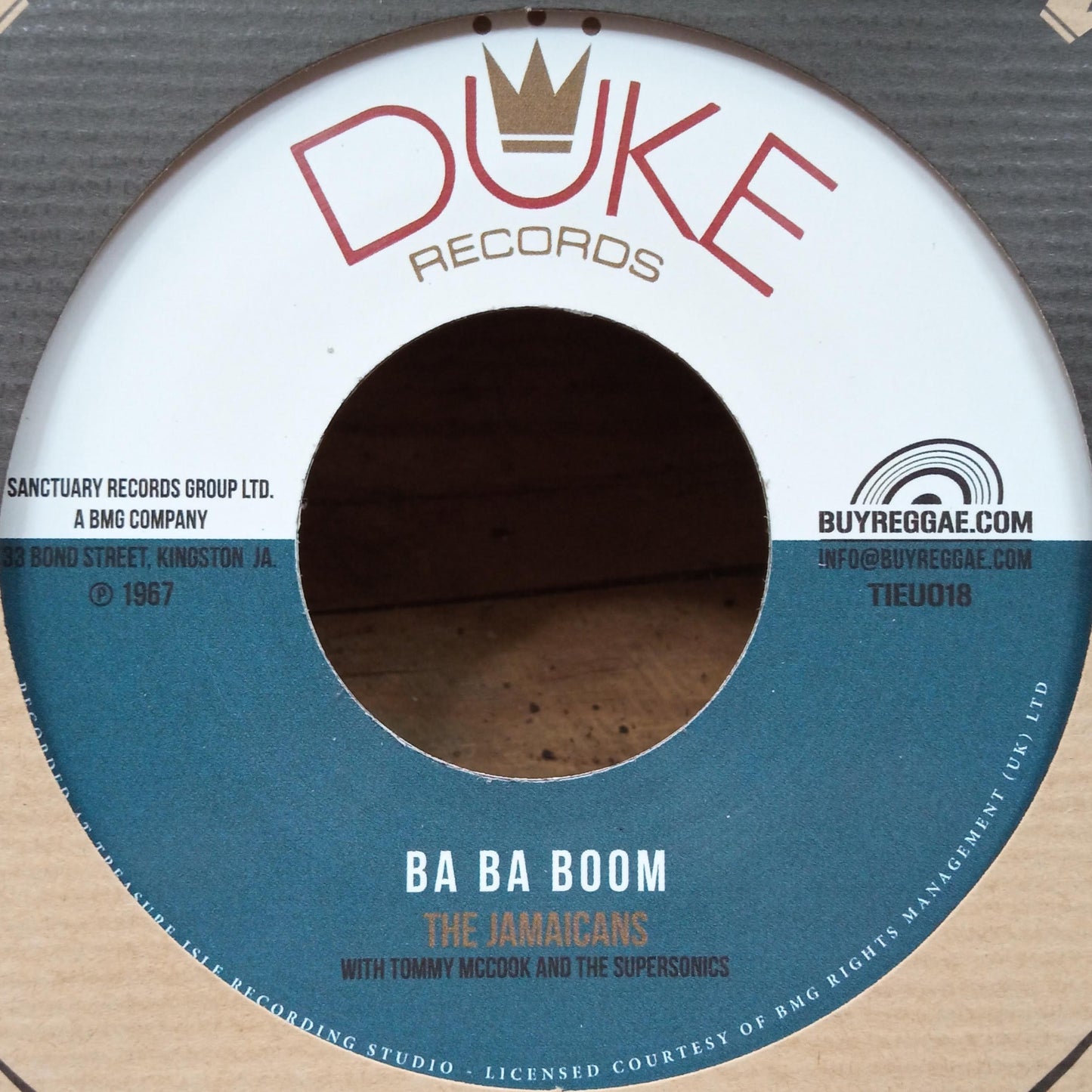 The Jamaicans / Errol Brown - Ba Ba Boom