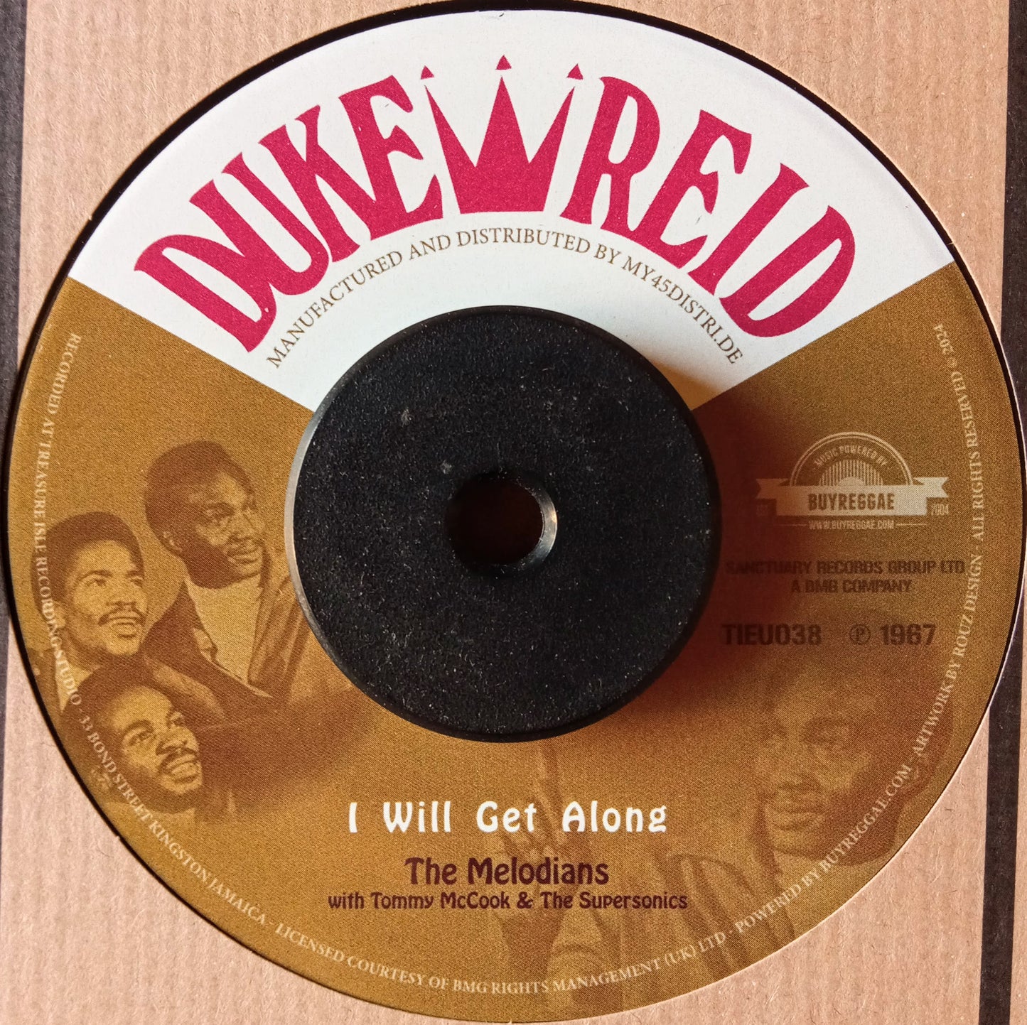 The Melodians + Tommy McCook – I Will Get Along