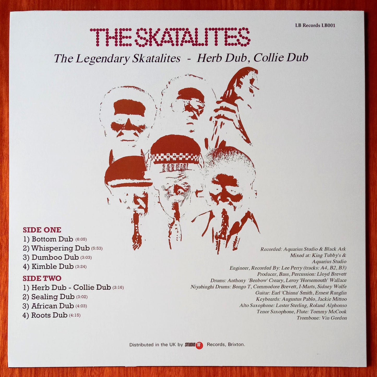 The Skatalites – Herb Dub - Collie Dub b
