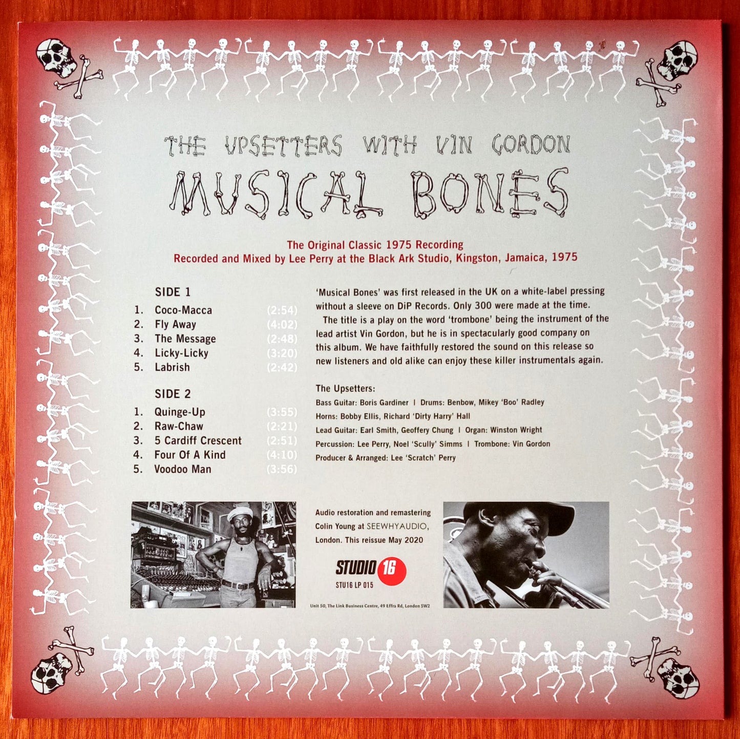 The Upsetters With Vin Gordon – Musical Bones b