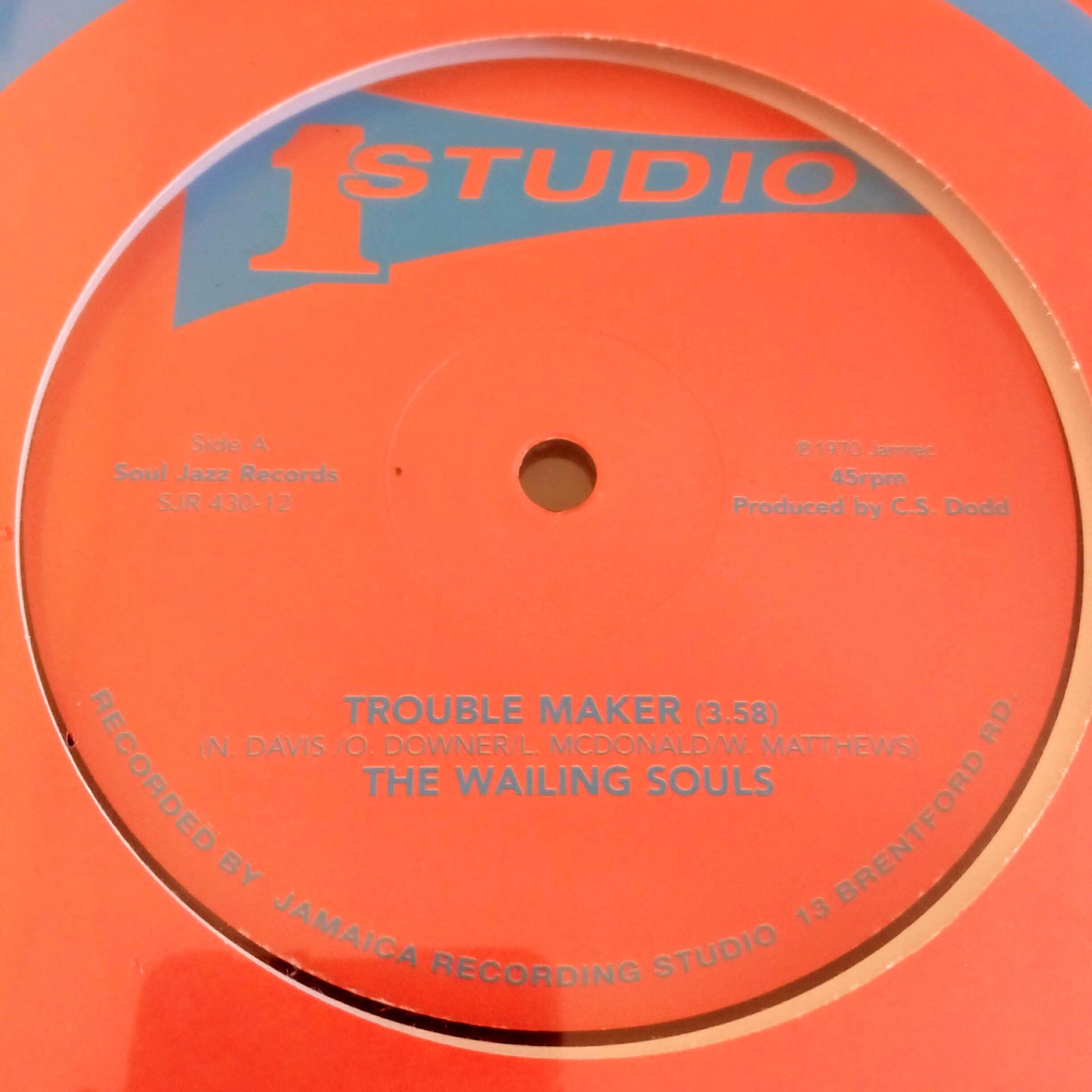 Wailing Souls - Trouble Maker / Run My People