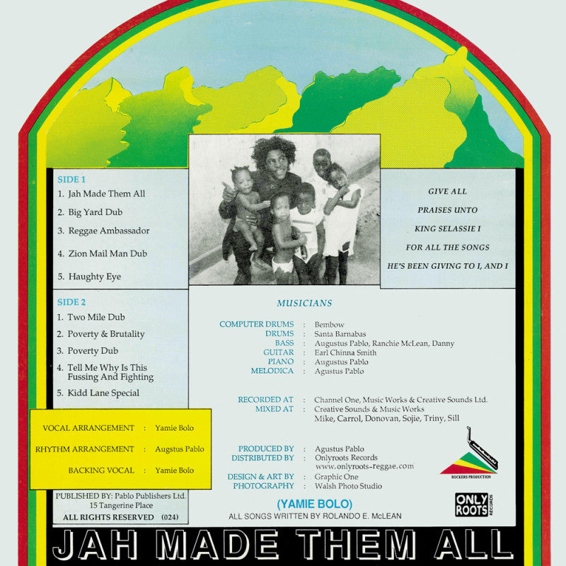 Yamie Bolo – Jah Made Them All b