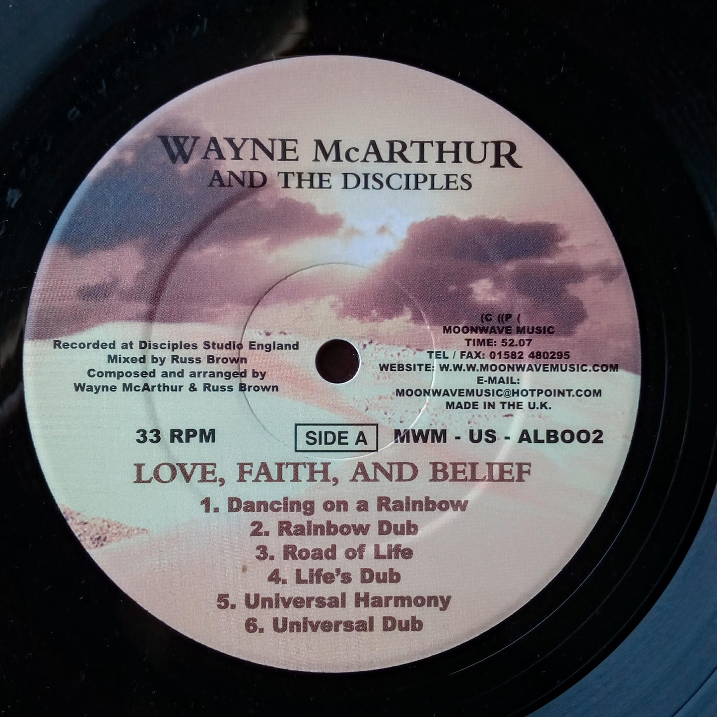 Wayne McArthur And The Disciples - Love Faith And Belief / LP Vinyl