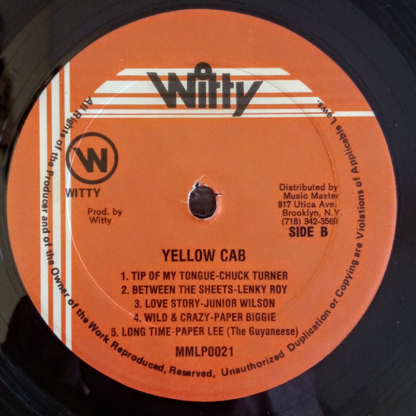 Yellow Cab / LP Vinilo / Label: Witty