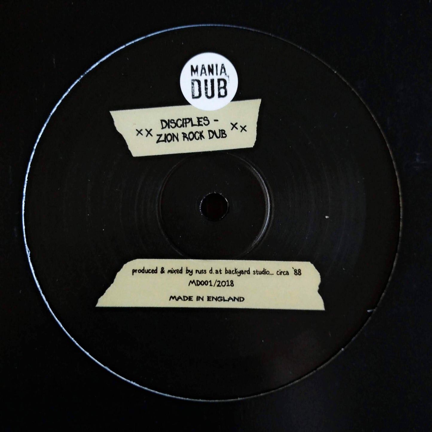 Disciples - Almighty Dub / Zion Rock Dub / 10" Vinilo