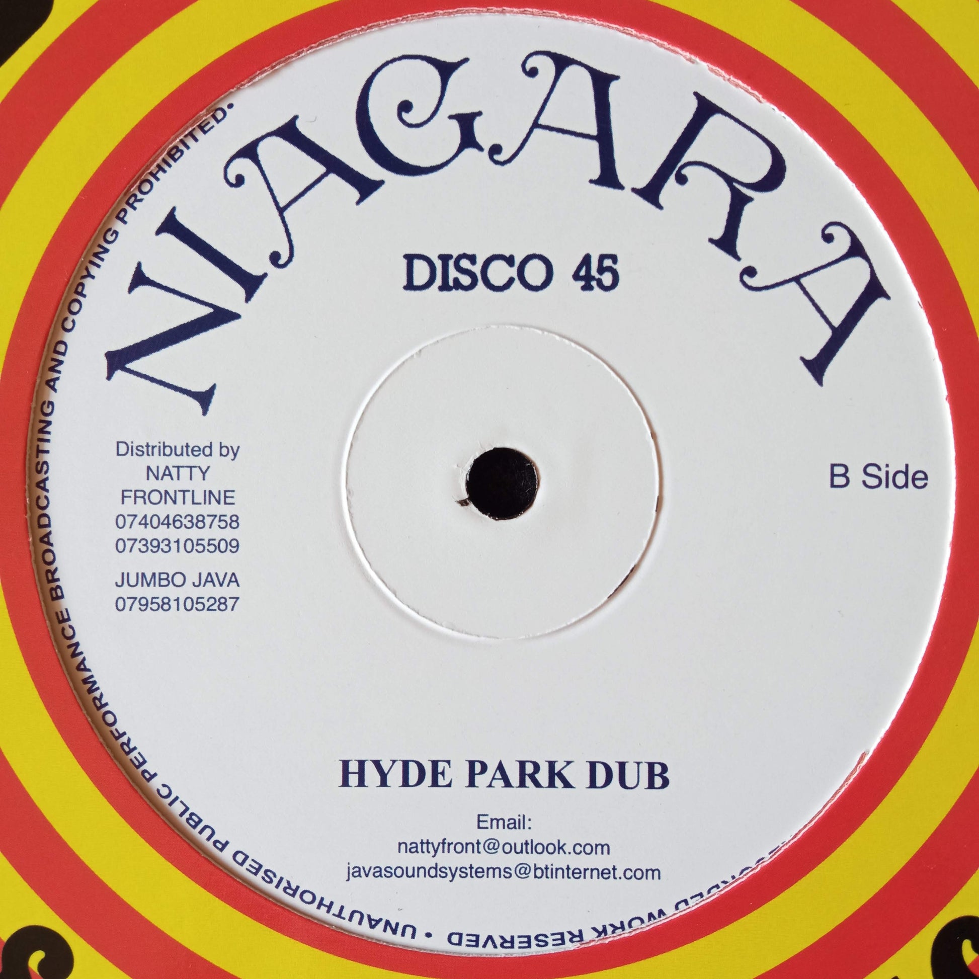 Alphonso Love / D-Roy Band – Roll The Thunder / Hyde Park Dub b
