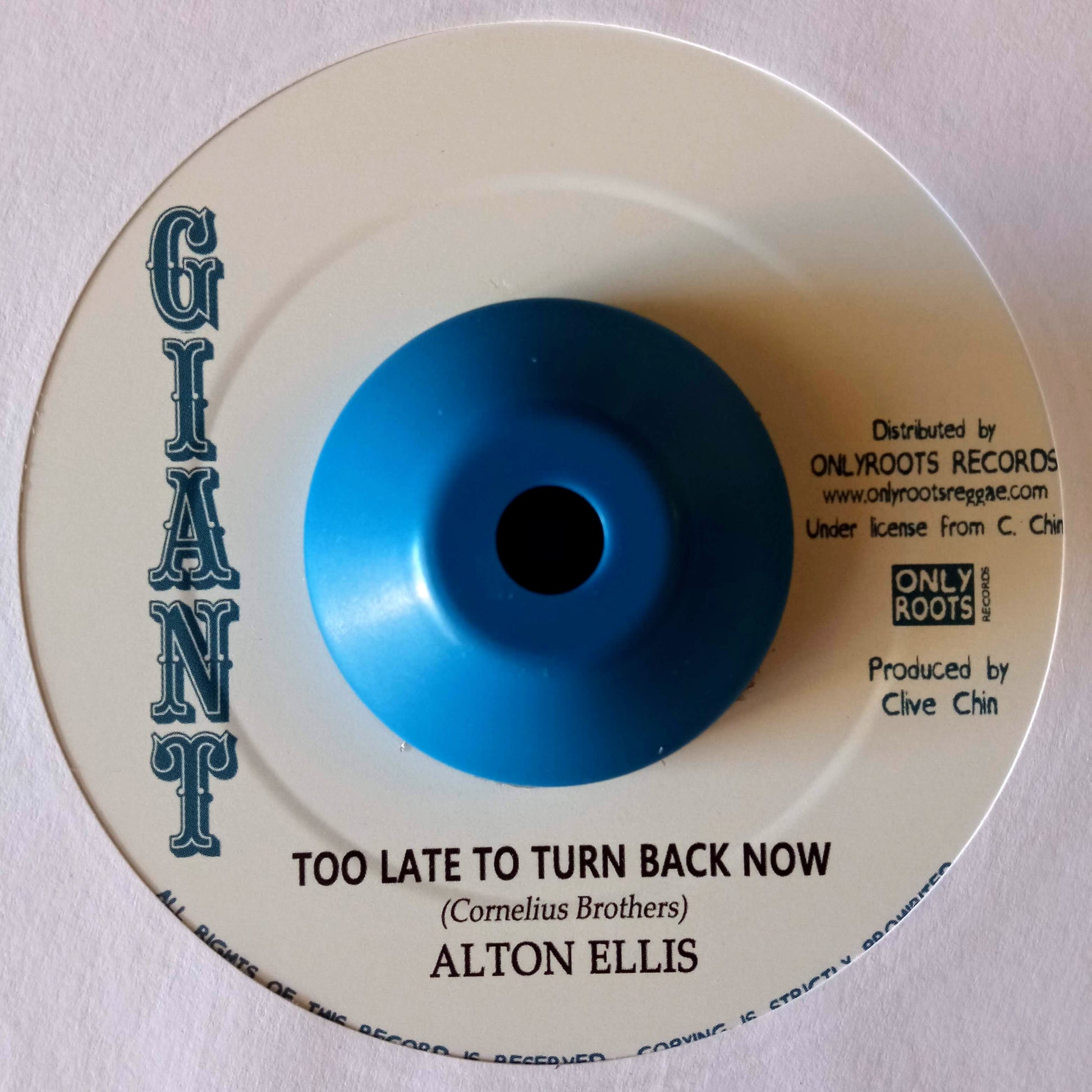 Alton Ellis / Agustus Pablo – Too Late To Turn Back Now 