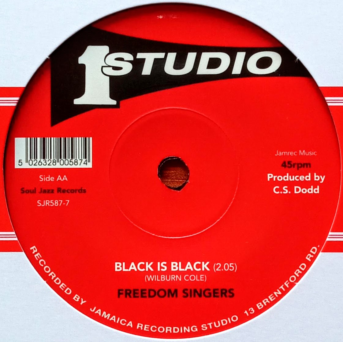 Alton Ellis / Freedom Singers – African Descendants / Black Is Black b