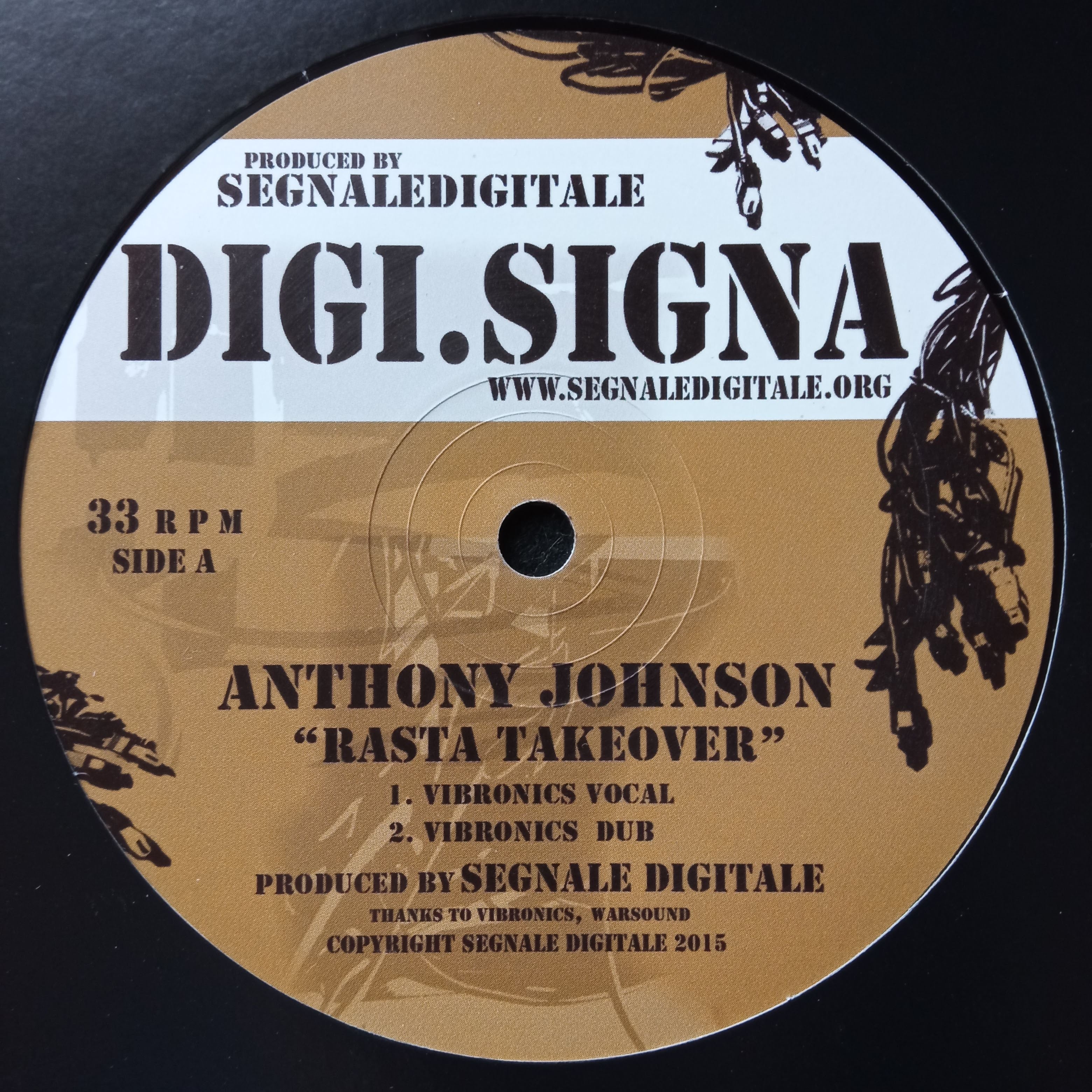 Anthony Rasta Anthony Johnson – Rasta Takeover / 12