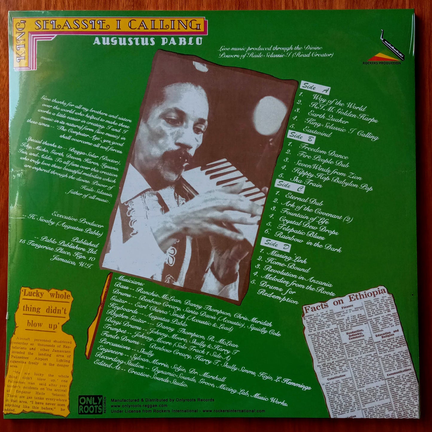 Augustus Pablo - King Selassie I Calling b