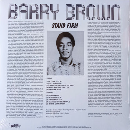 Barry Brown - Stand Firm B