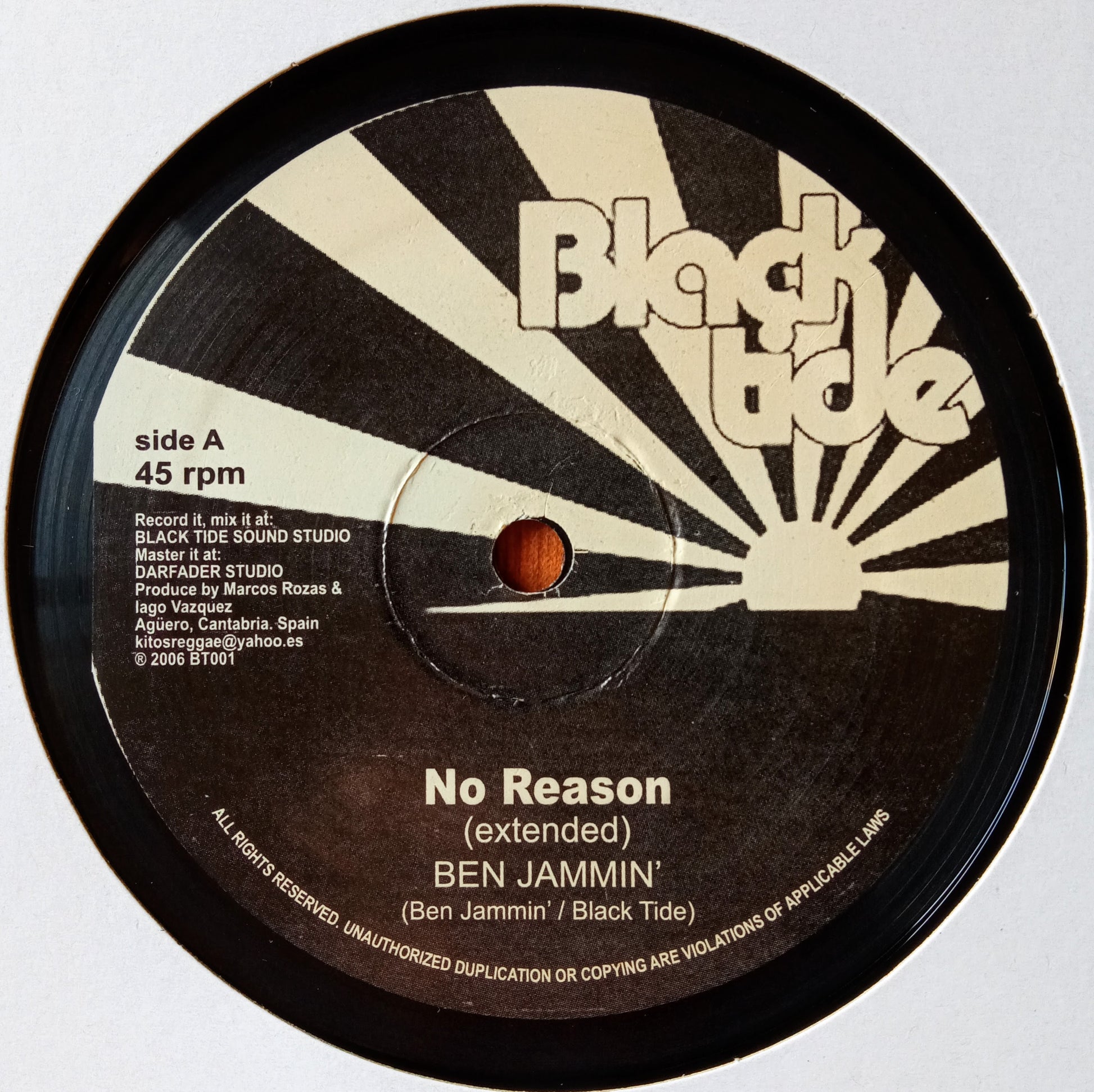 Ben-Jammin' – No Reason / Be Wise 