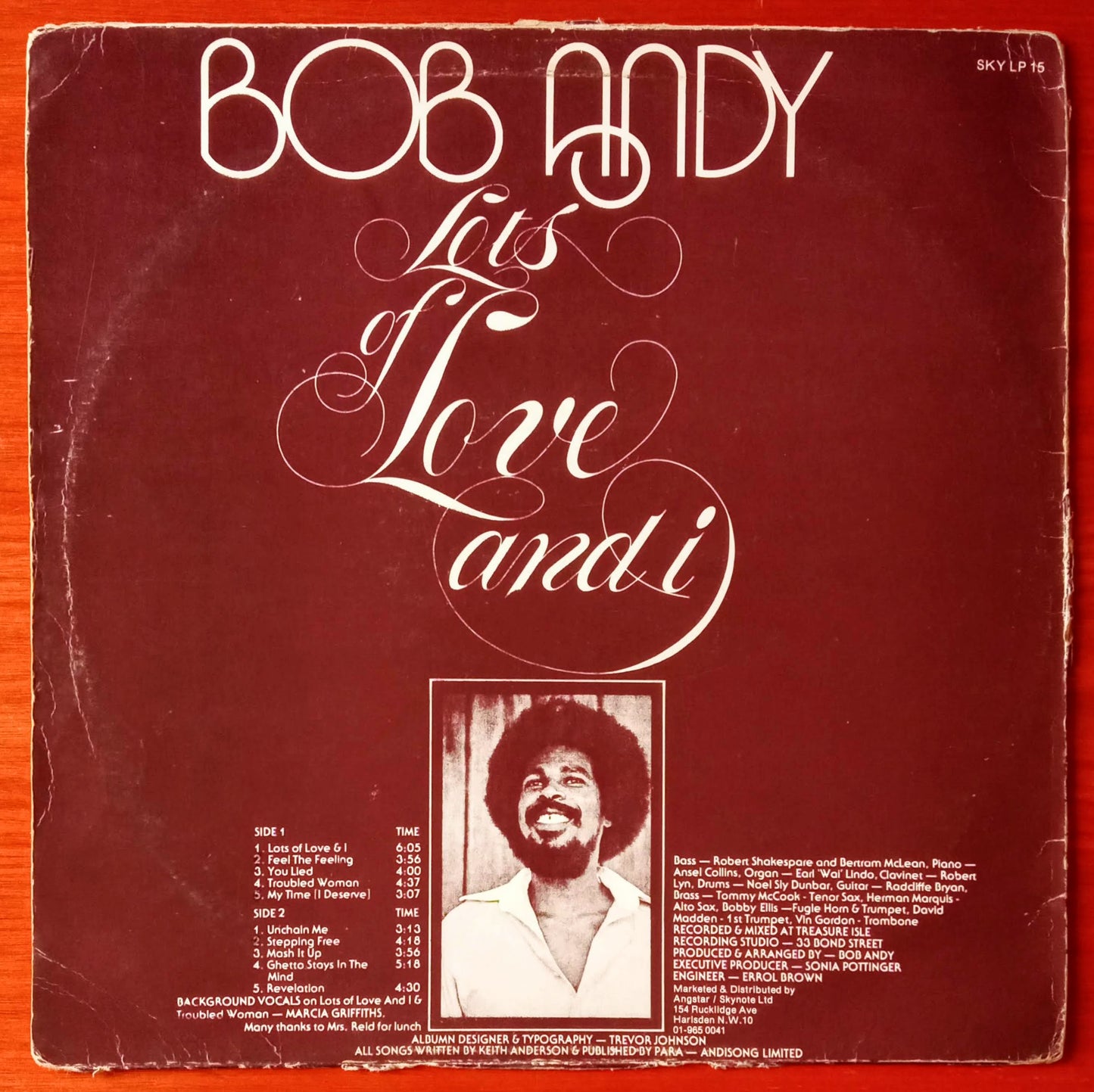 Bob Andy - Lots Of Love And I b