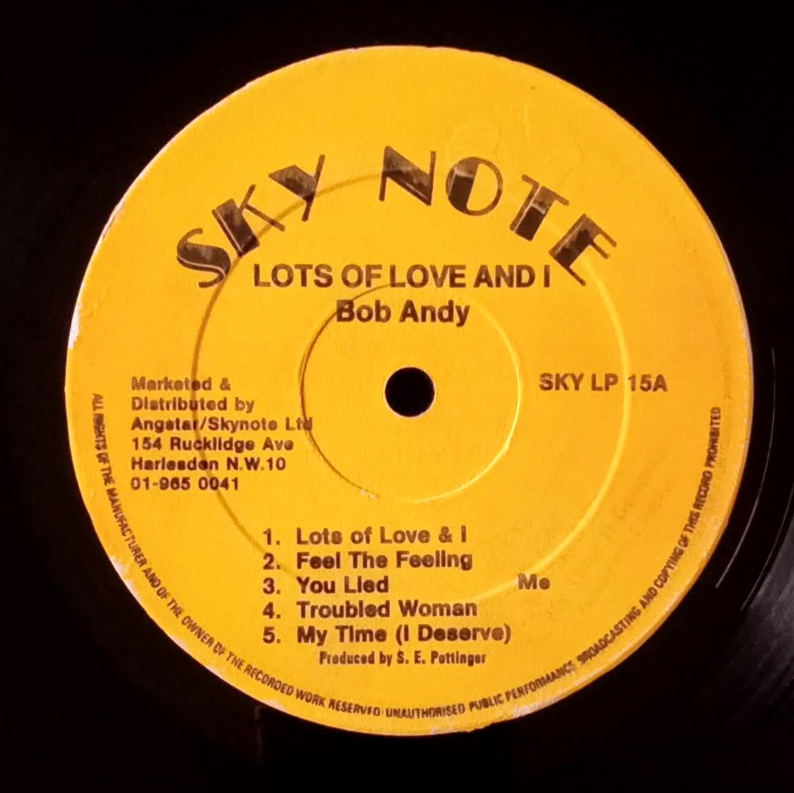 Bob Andy - Lots Of Love And I c