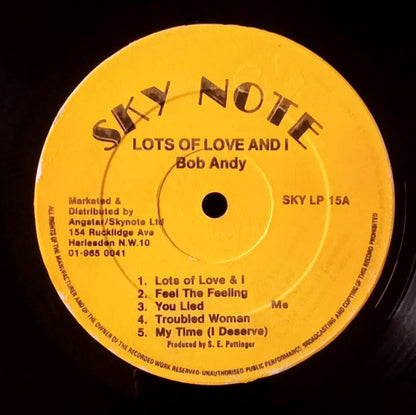 Bob Andy - Lots Of Love And I c