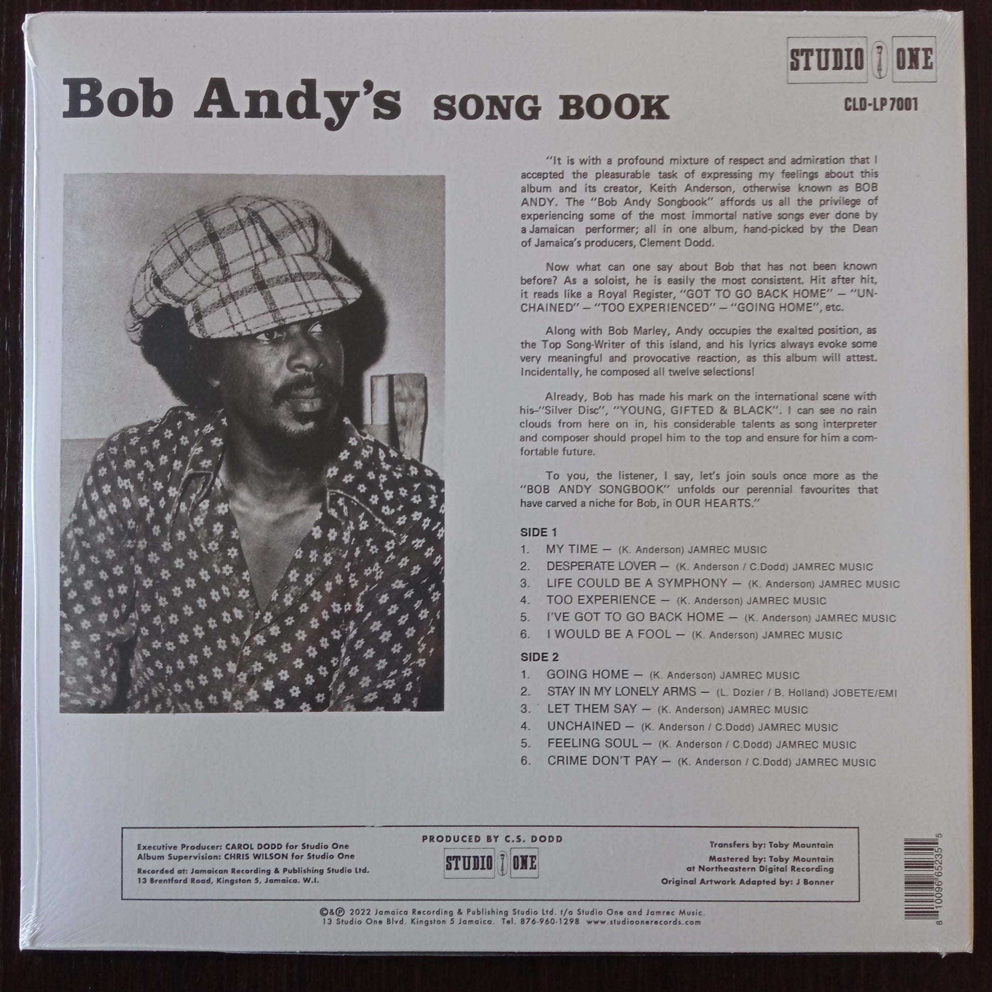 Bob Andy – Bob Andy's Song Book b
