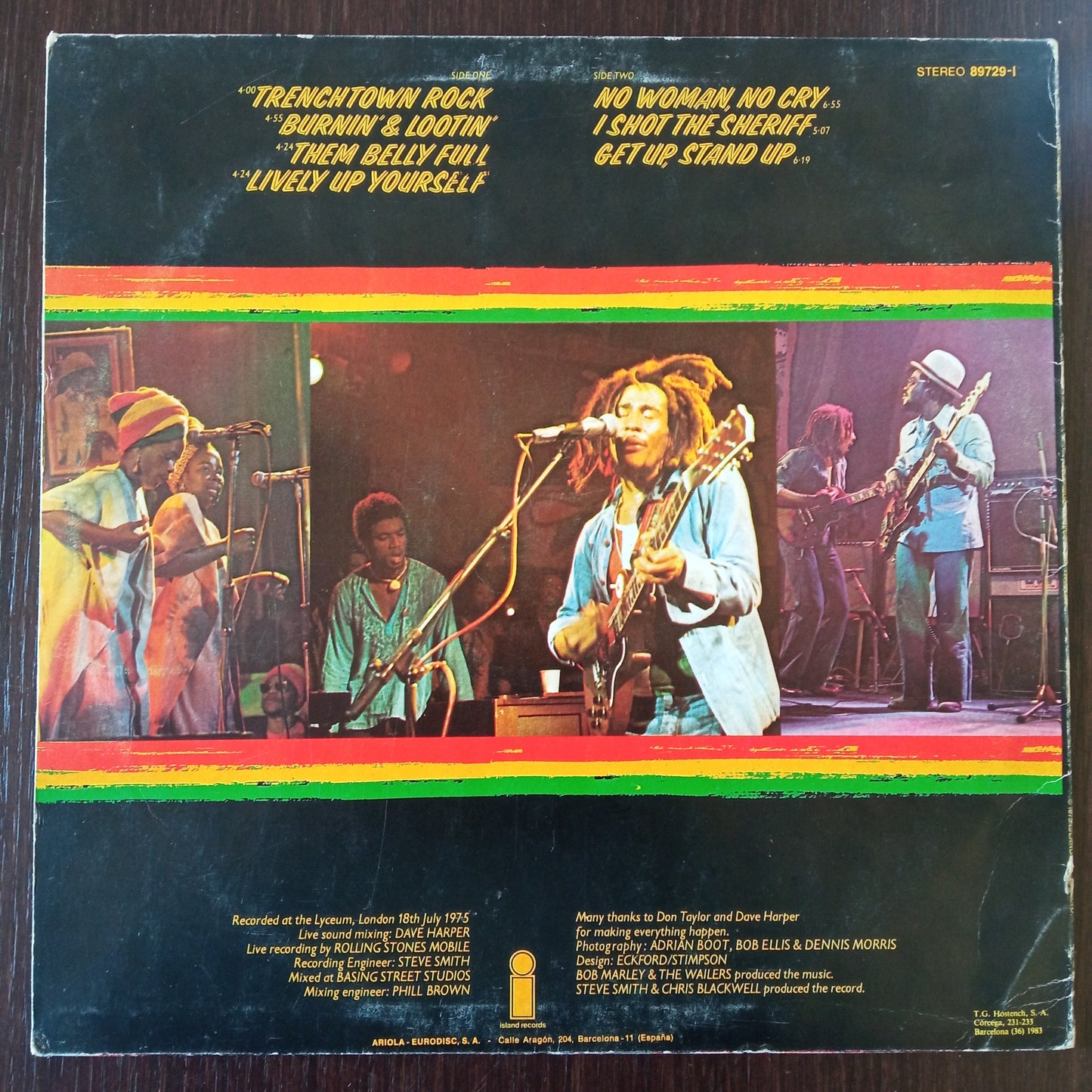 Bob Marley And The Wailers – Live! b