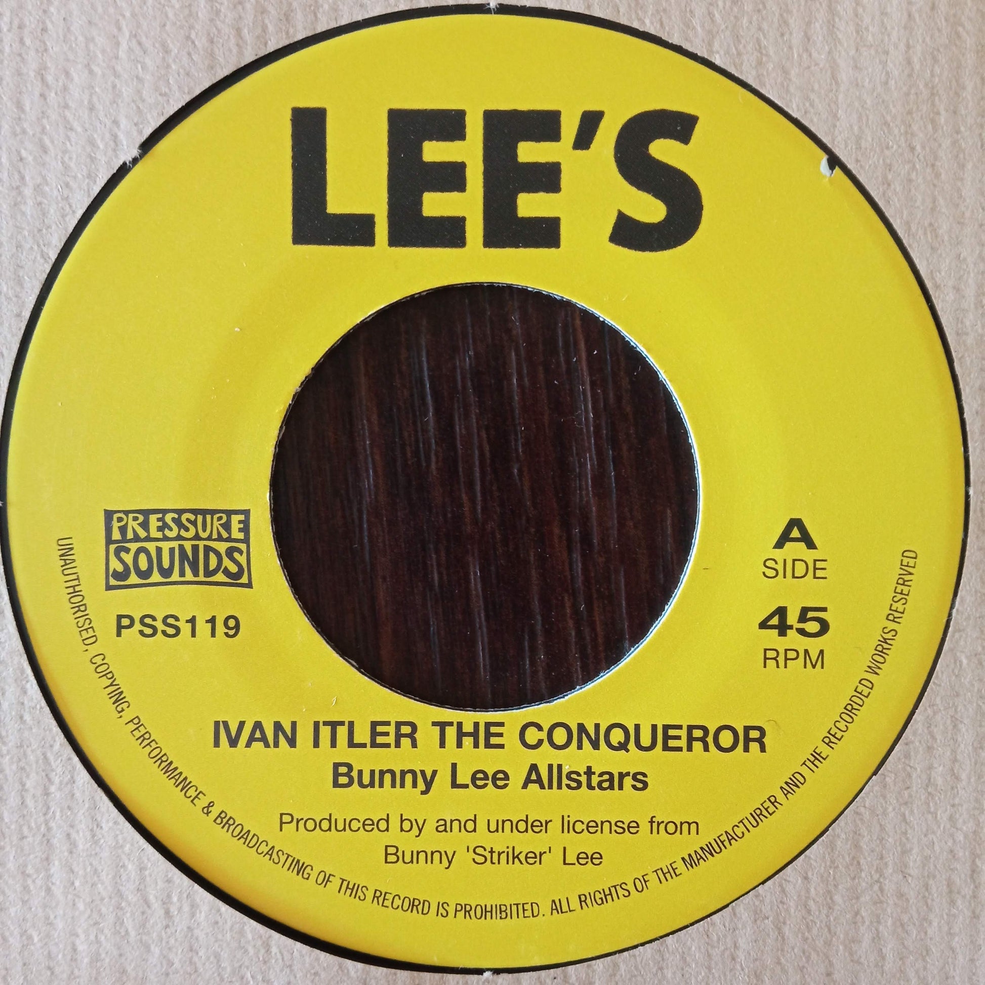 Bunny Lee All Stars - Ivan Itler The Conqueror