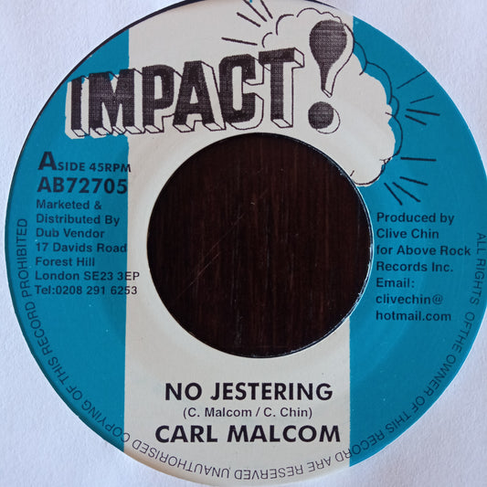 Carl Malcom – No Jestering 