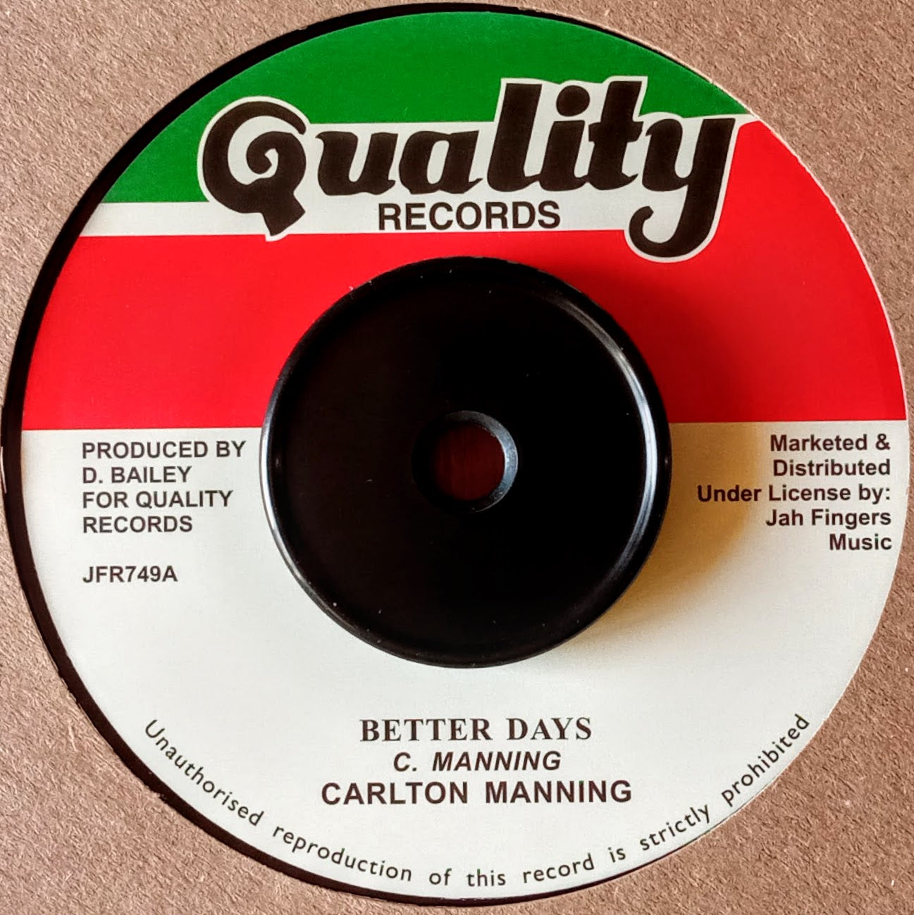 Carlton Manning – Better Days 