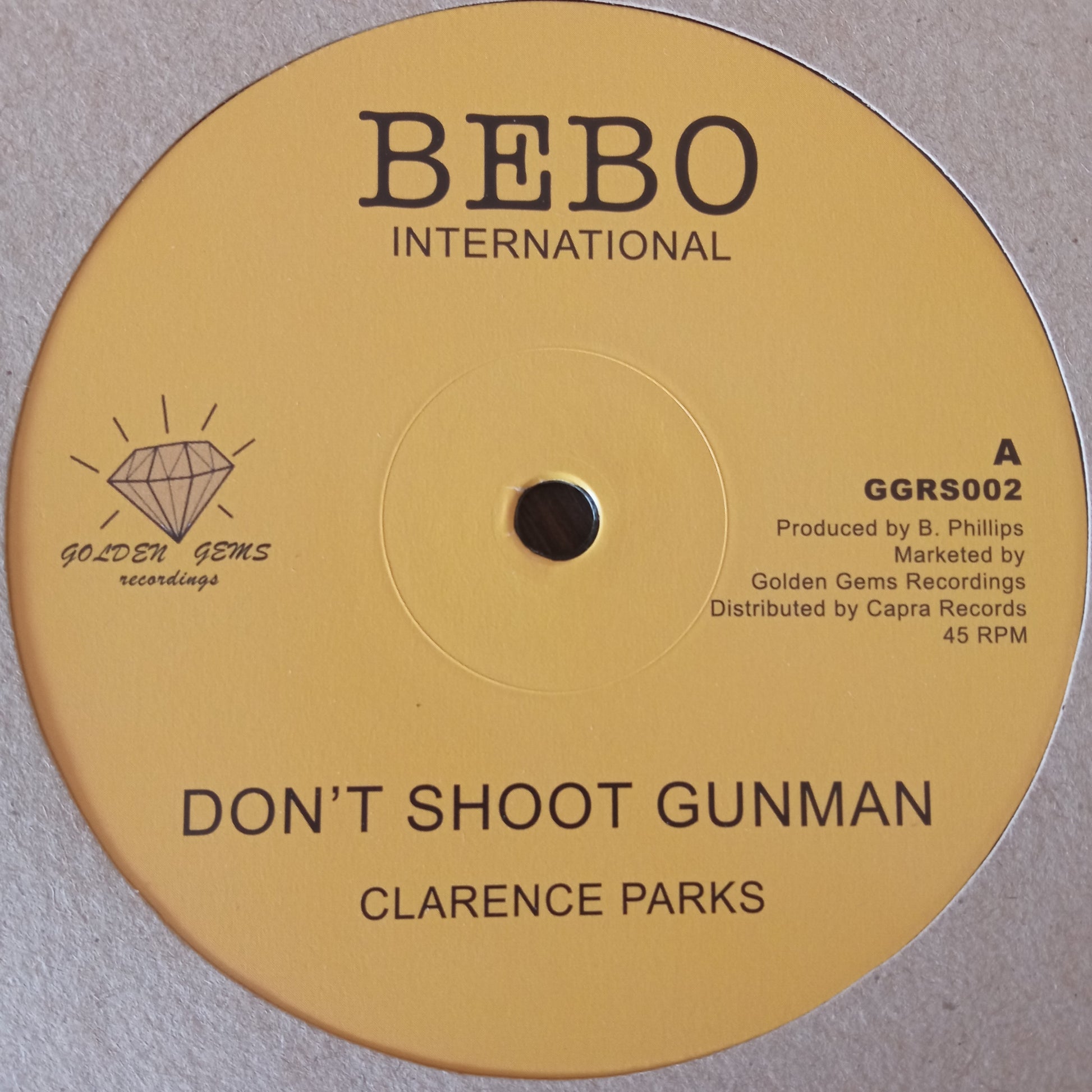 Clarence Parks – Don't Shoot Gunman 