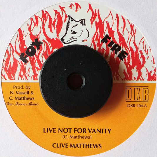 Clive Matthews – Live Not For Vanity Fox
