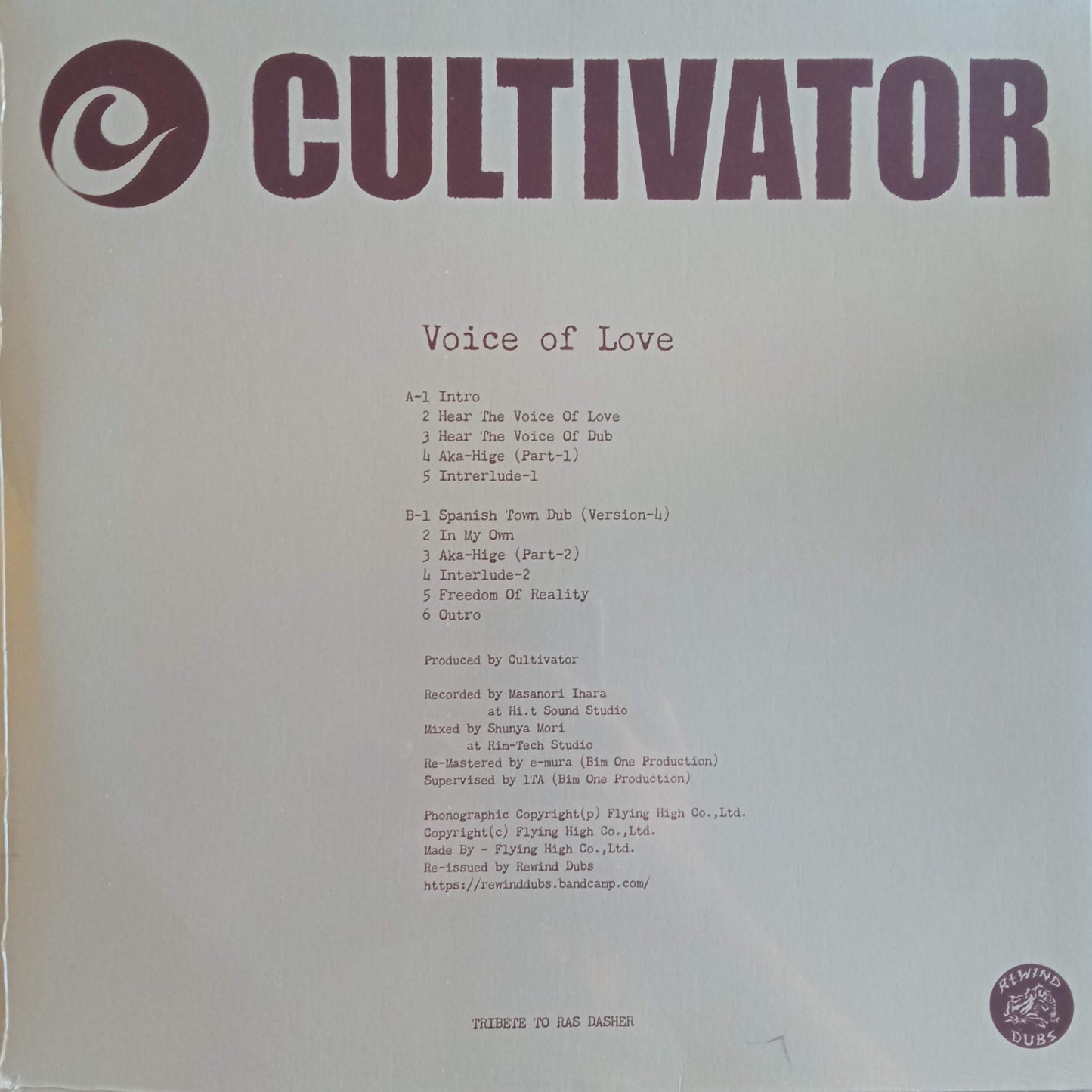 Cultivator - Voice Of Love b